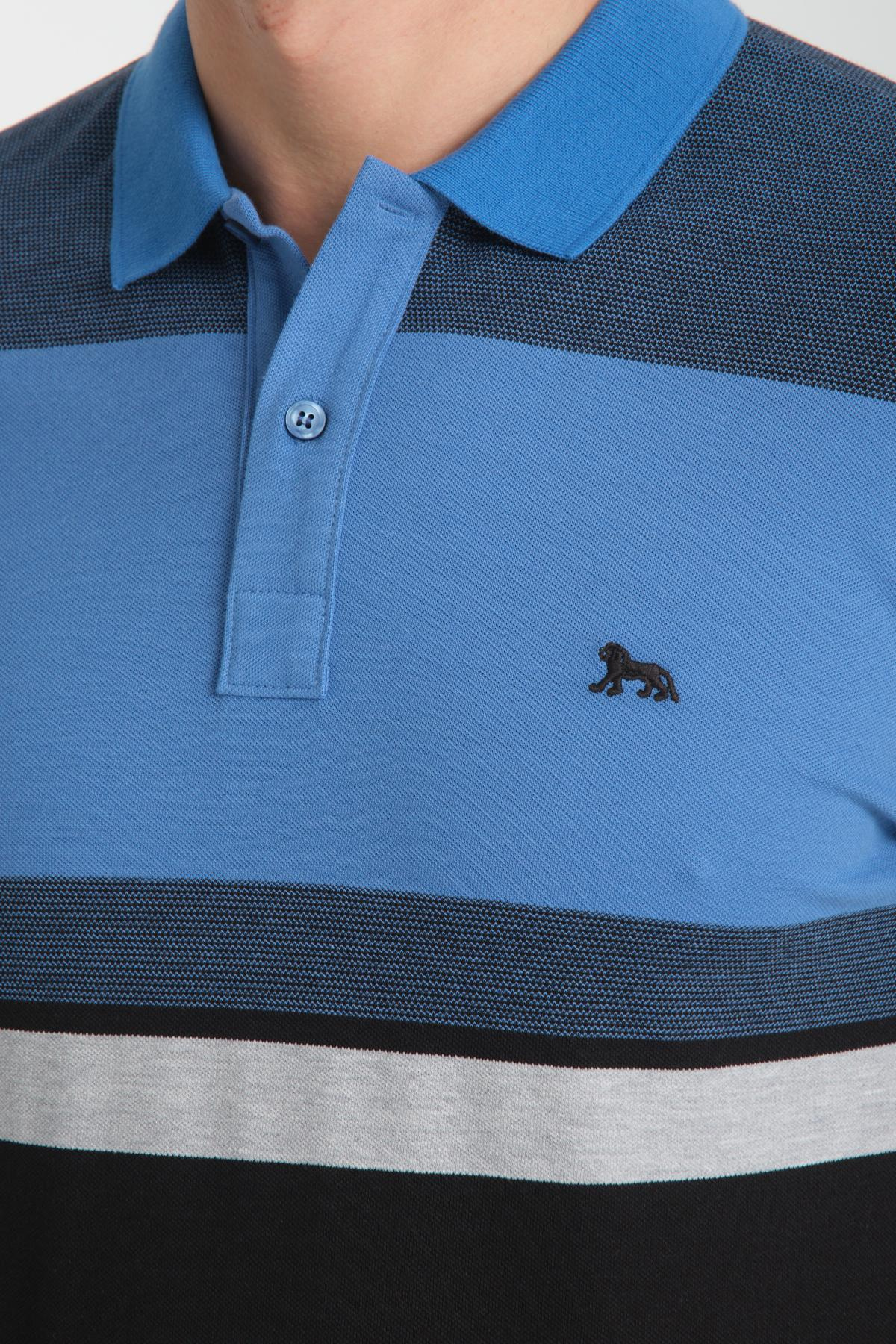 Wholesale Men Blue T-shirt 736157