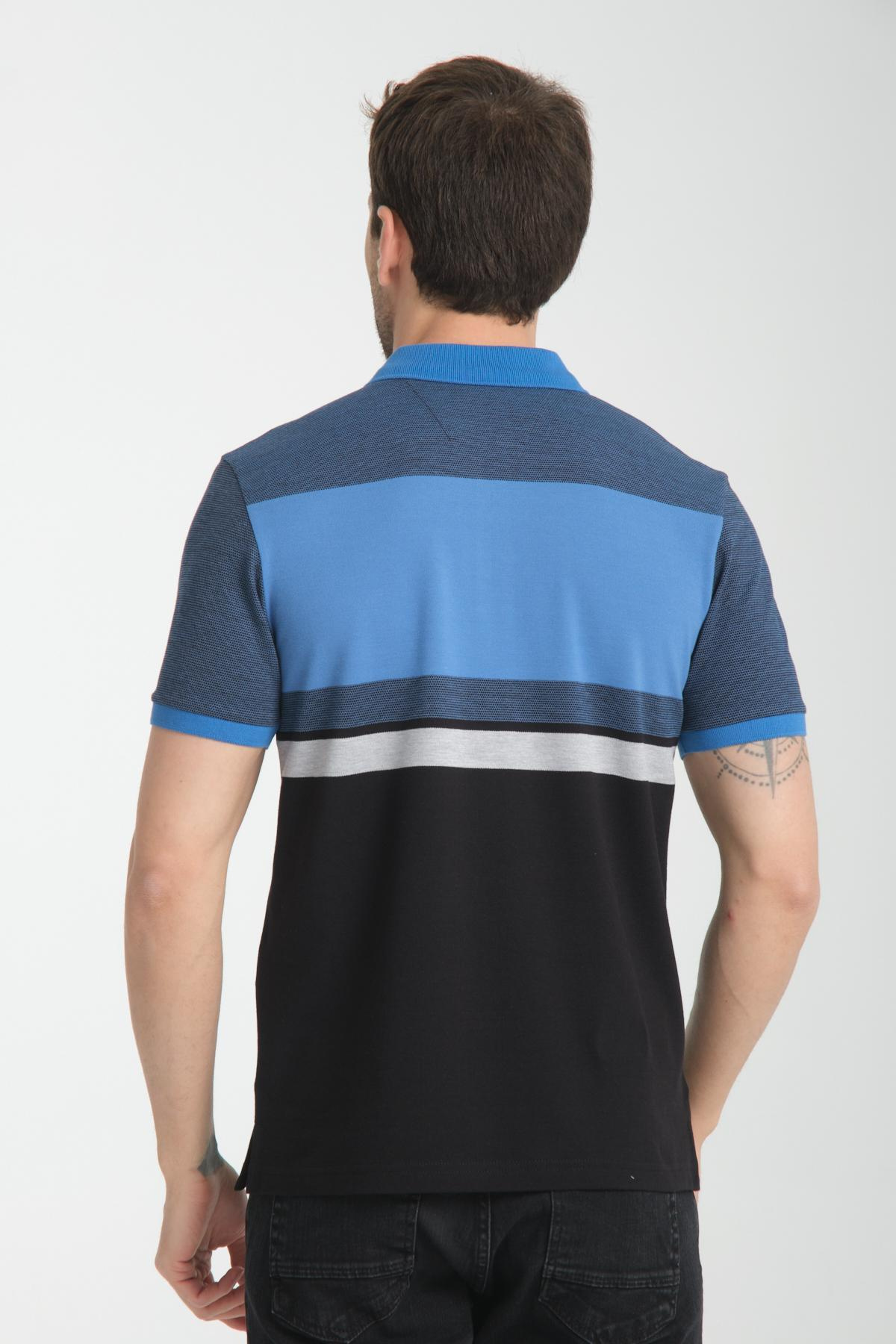 Wholesale Men Blue T-shirt 736157