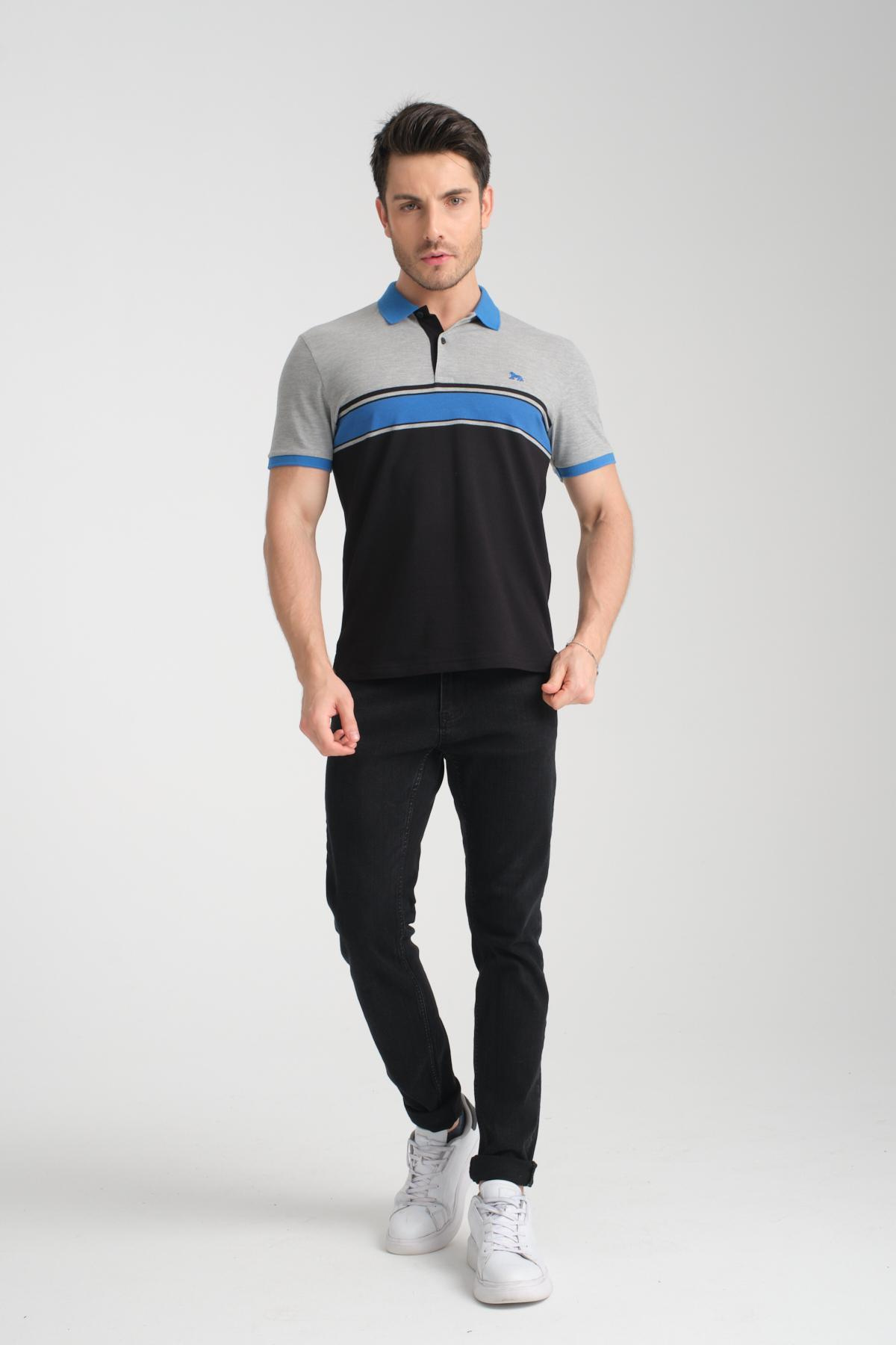 Wholesale Men Blue  T-shirt 736050