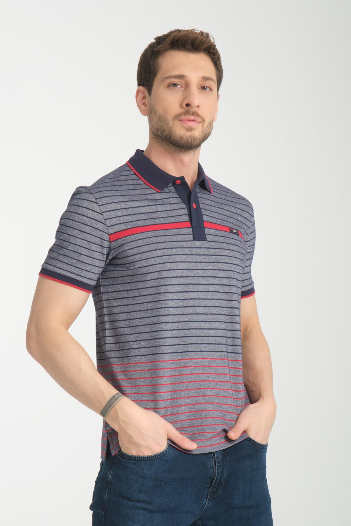 Wholesale Men Dark Gray  T-shirt 736112