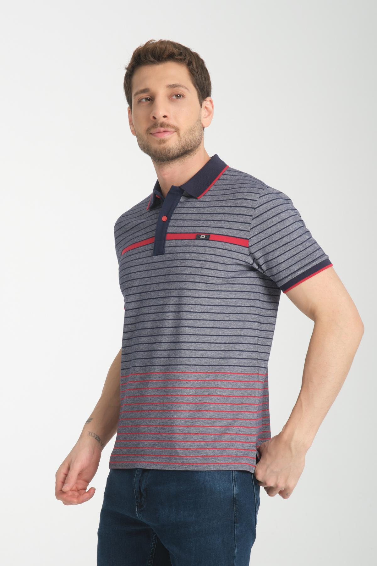 Wholesale Men Dark Gray  T-shirt 736112