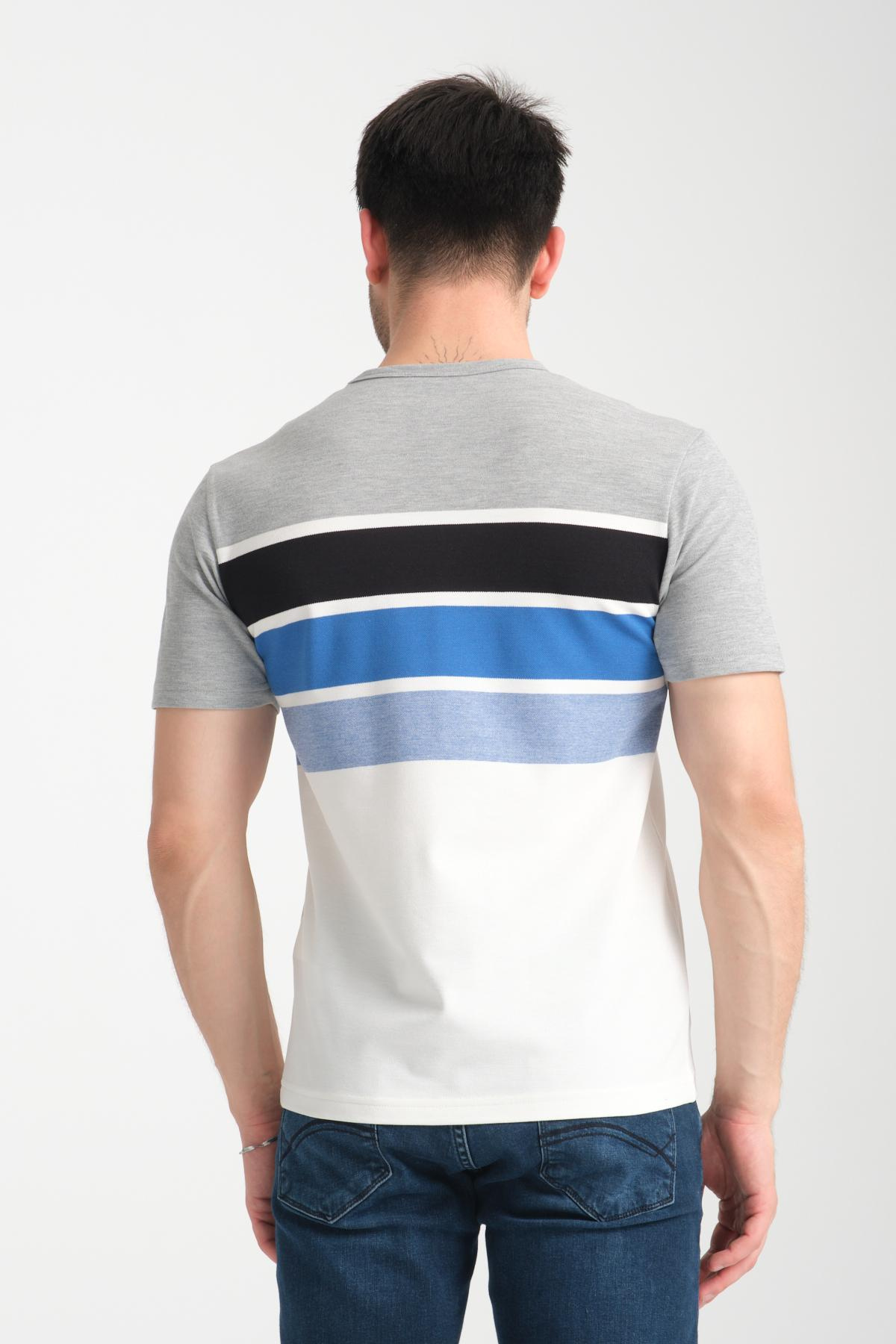 Wholesale Men Gray T-shirt 736182