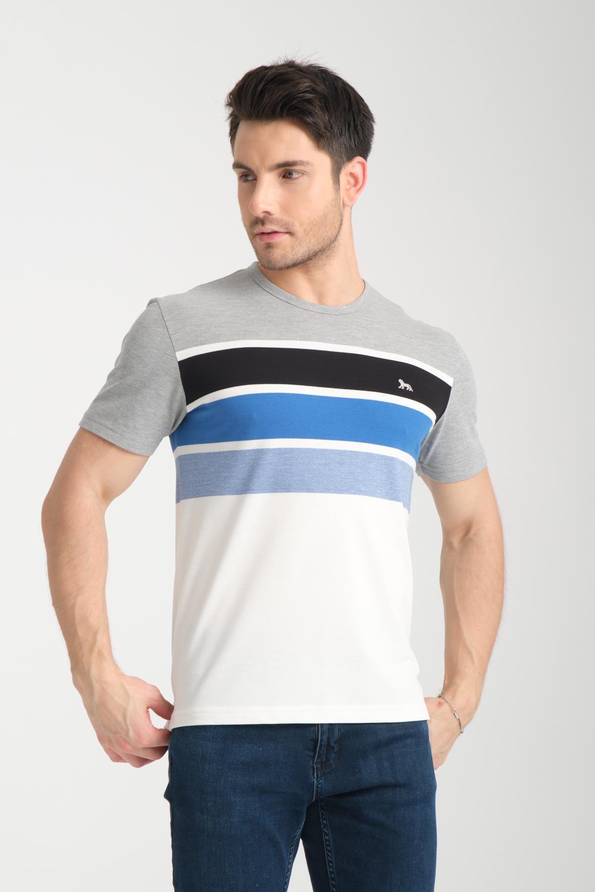 Wholesale Men Gray T-shirt 736182