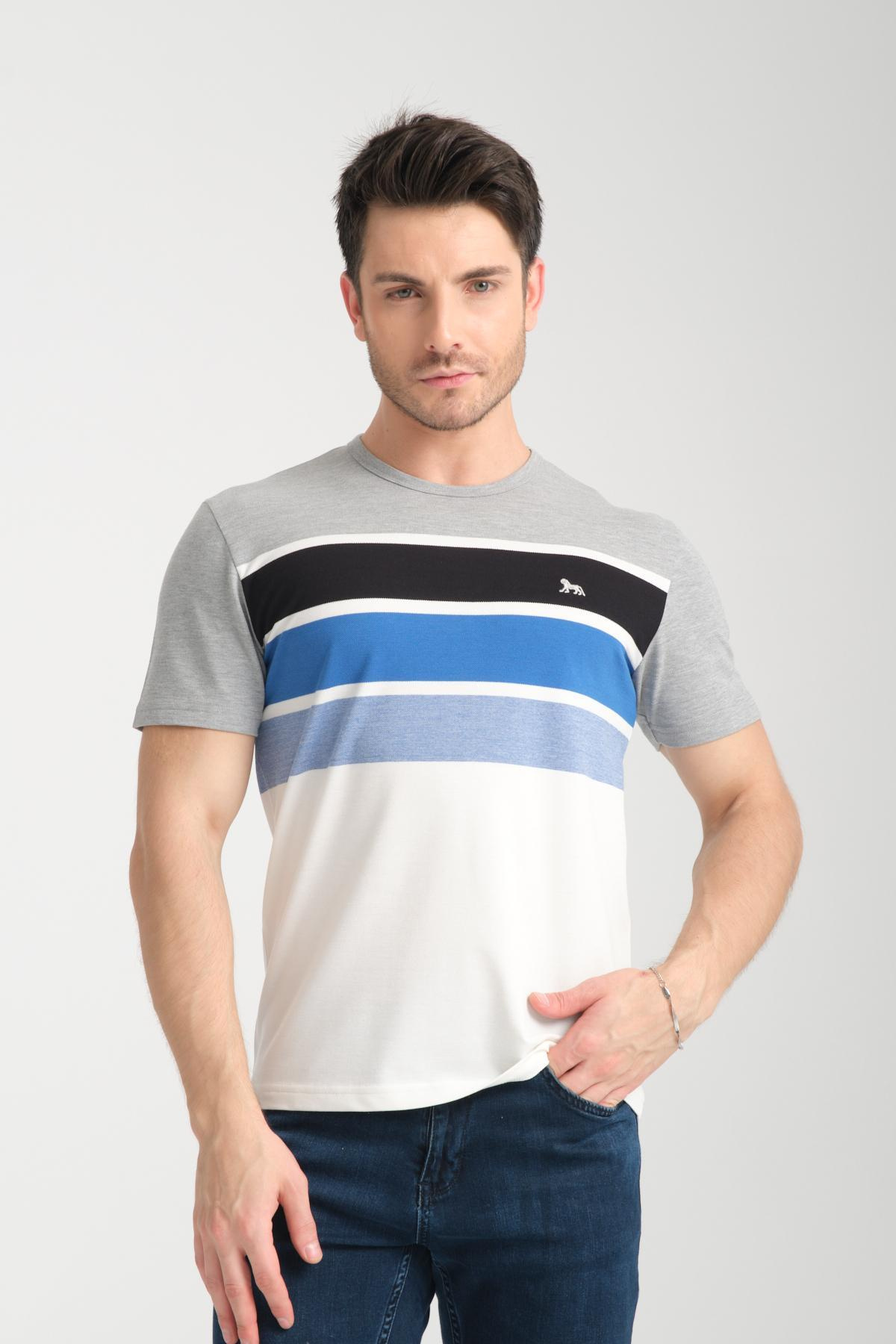 Wholesale Men Gray T-shirt 736182