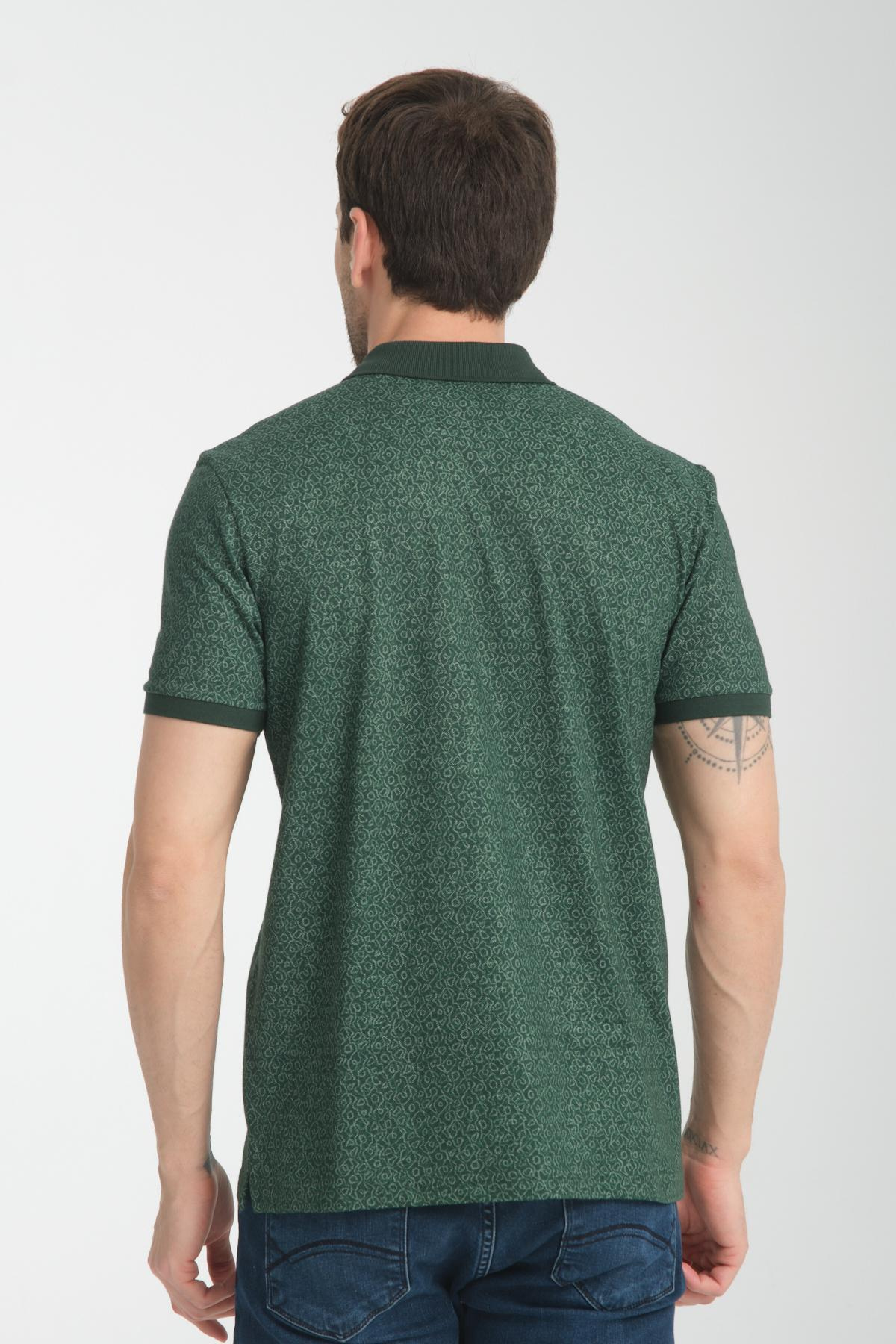 Wholesale Men Green T-shirt 736077