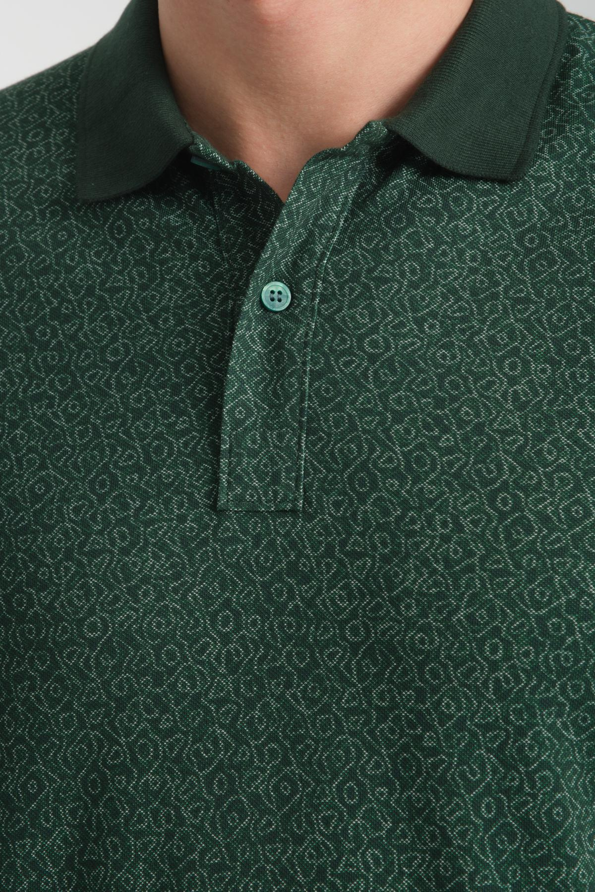 Wholesale Men Green T-shirt 736077