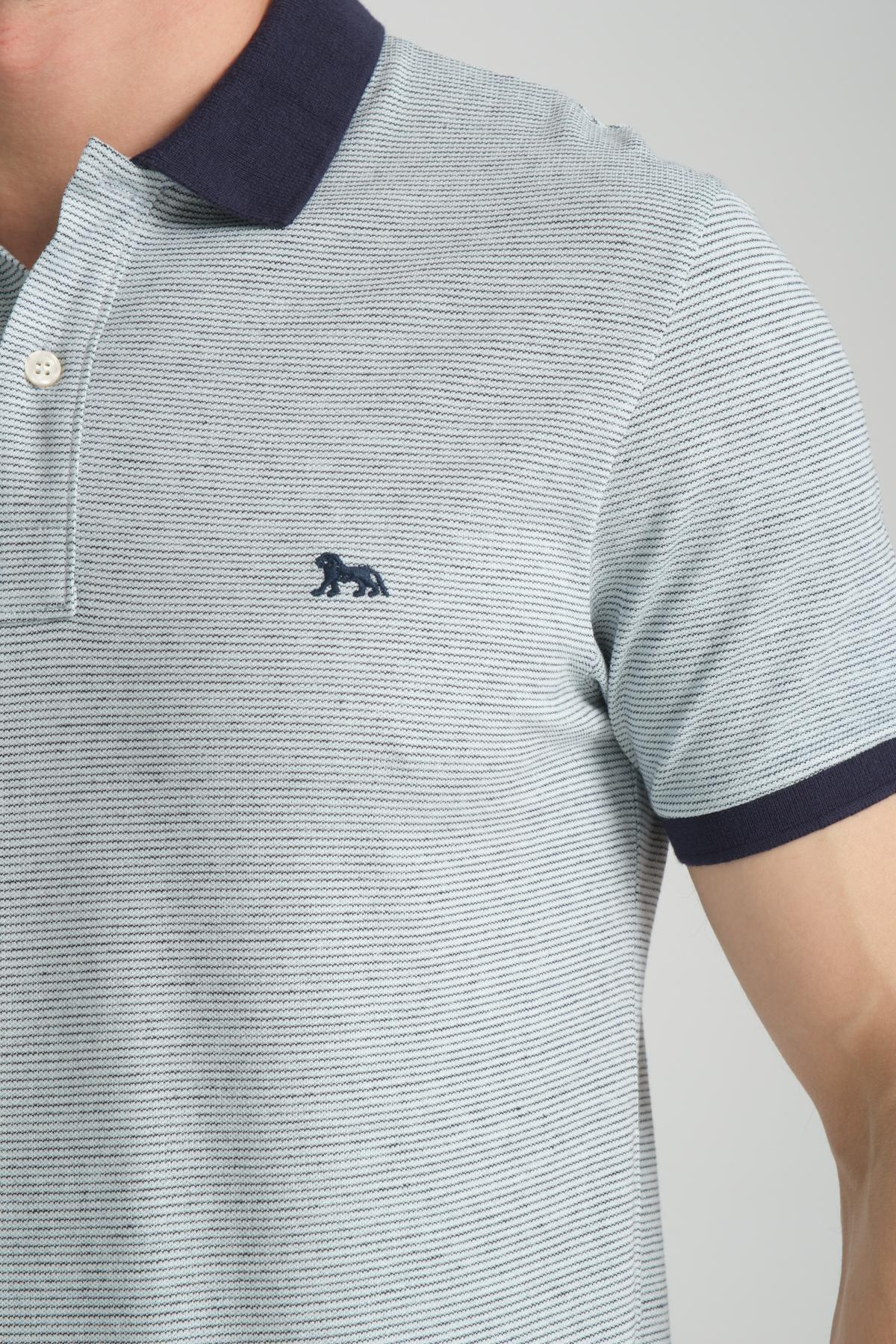 Wholesale Men Ice Blue T-shirt 736091