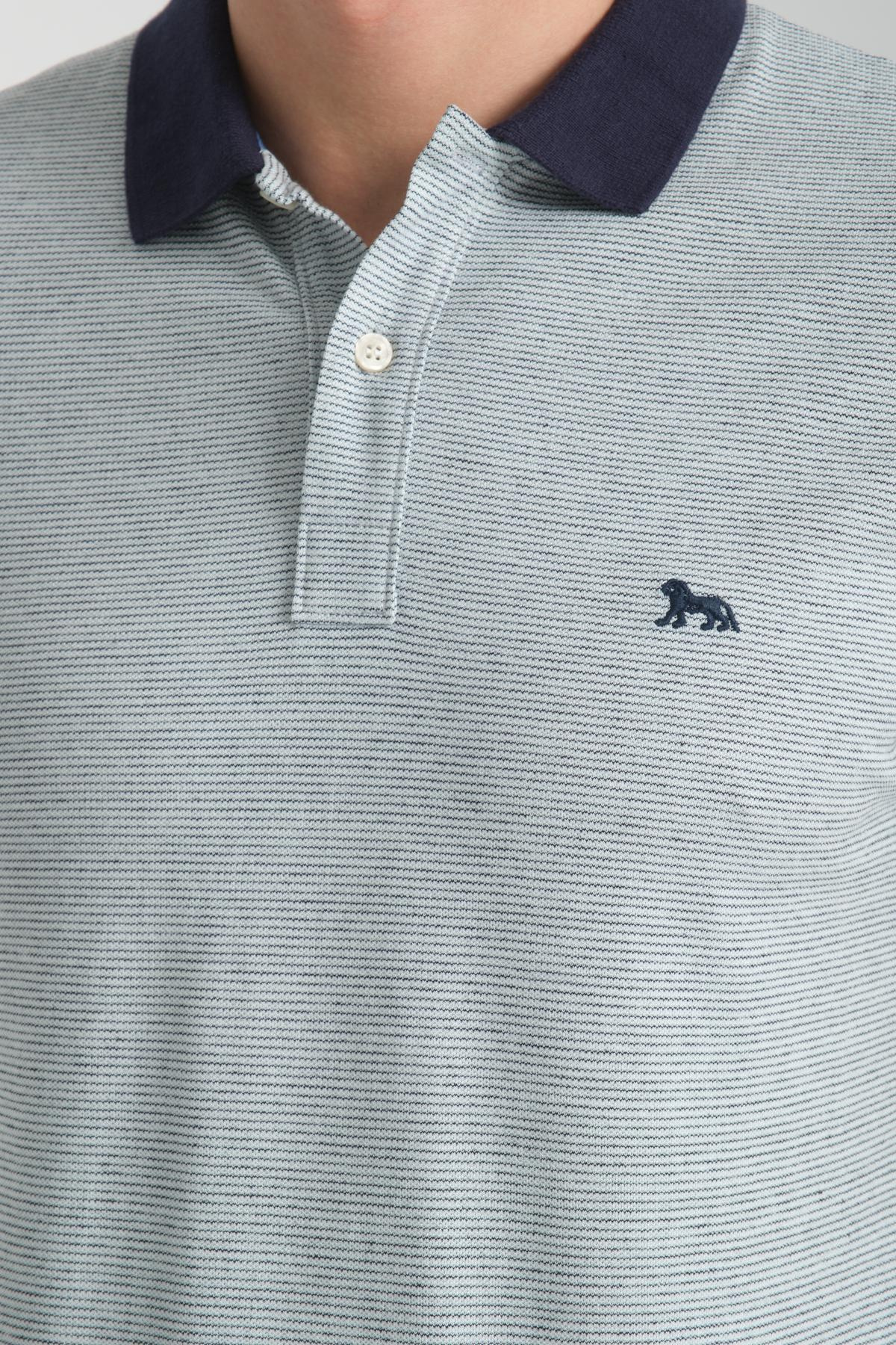 Wholesale Men Ice Blue T-shirt 736091