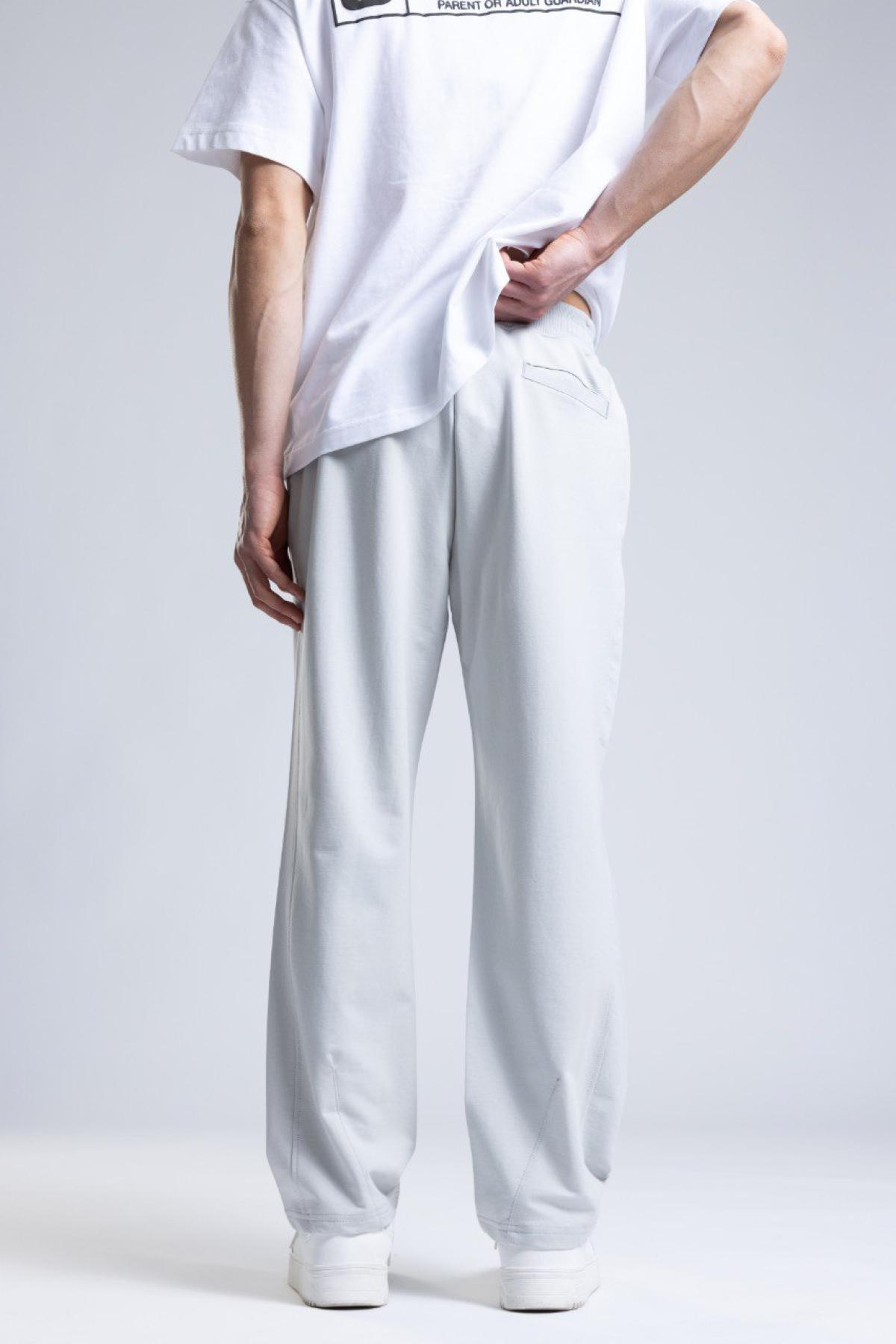 Wholesale Men Light Gray Trackpants 736503