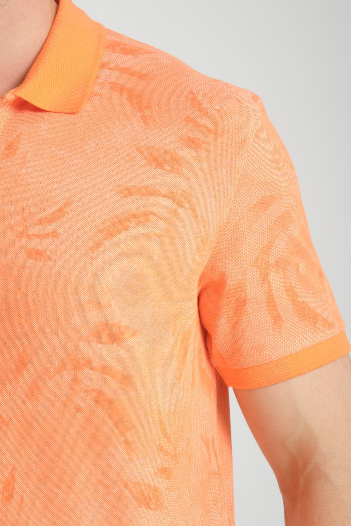 Wholesale Men Light Orange T-shirt 736088