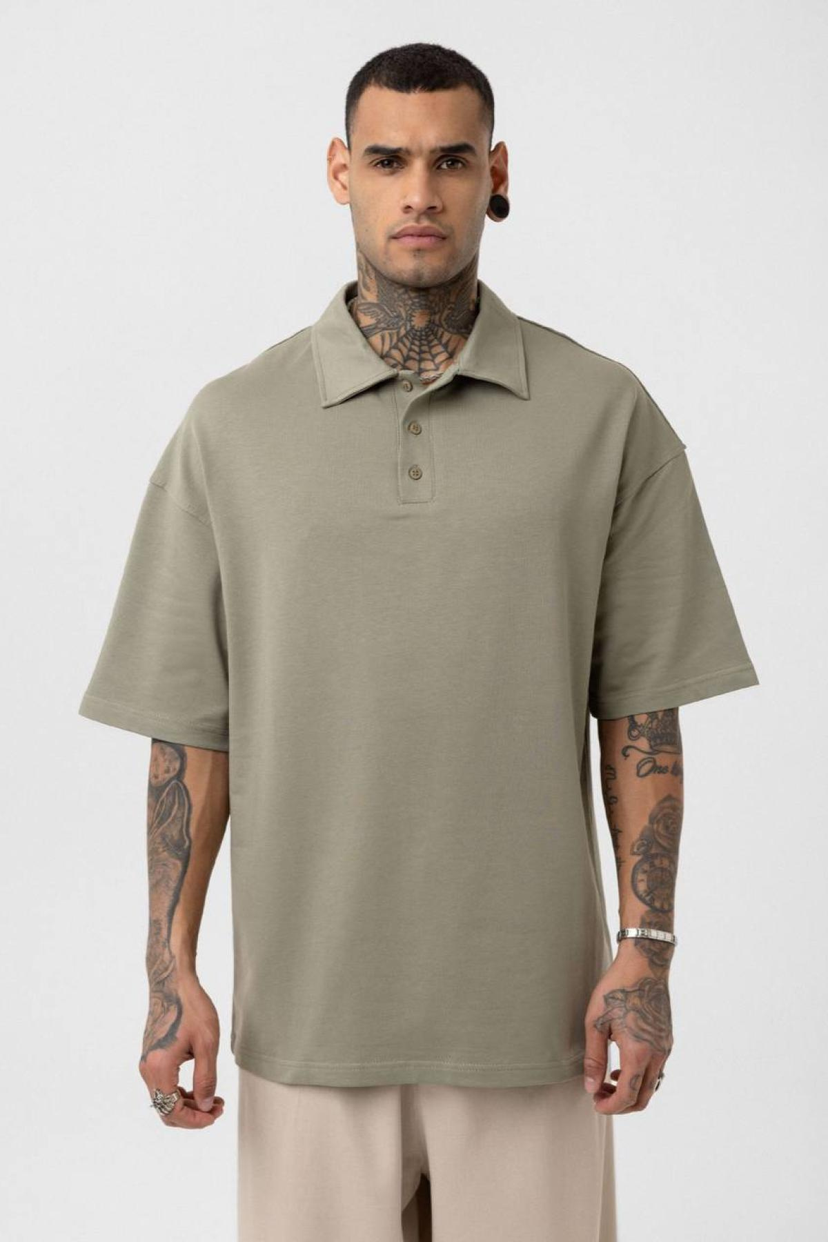 Wholesale Men Matte Mint Oversize T-shirt 722685