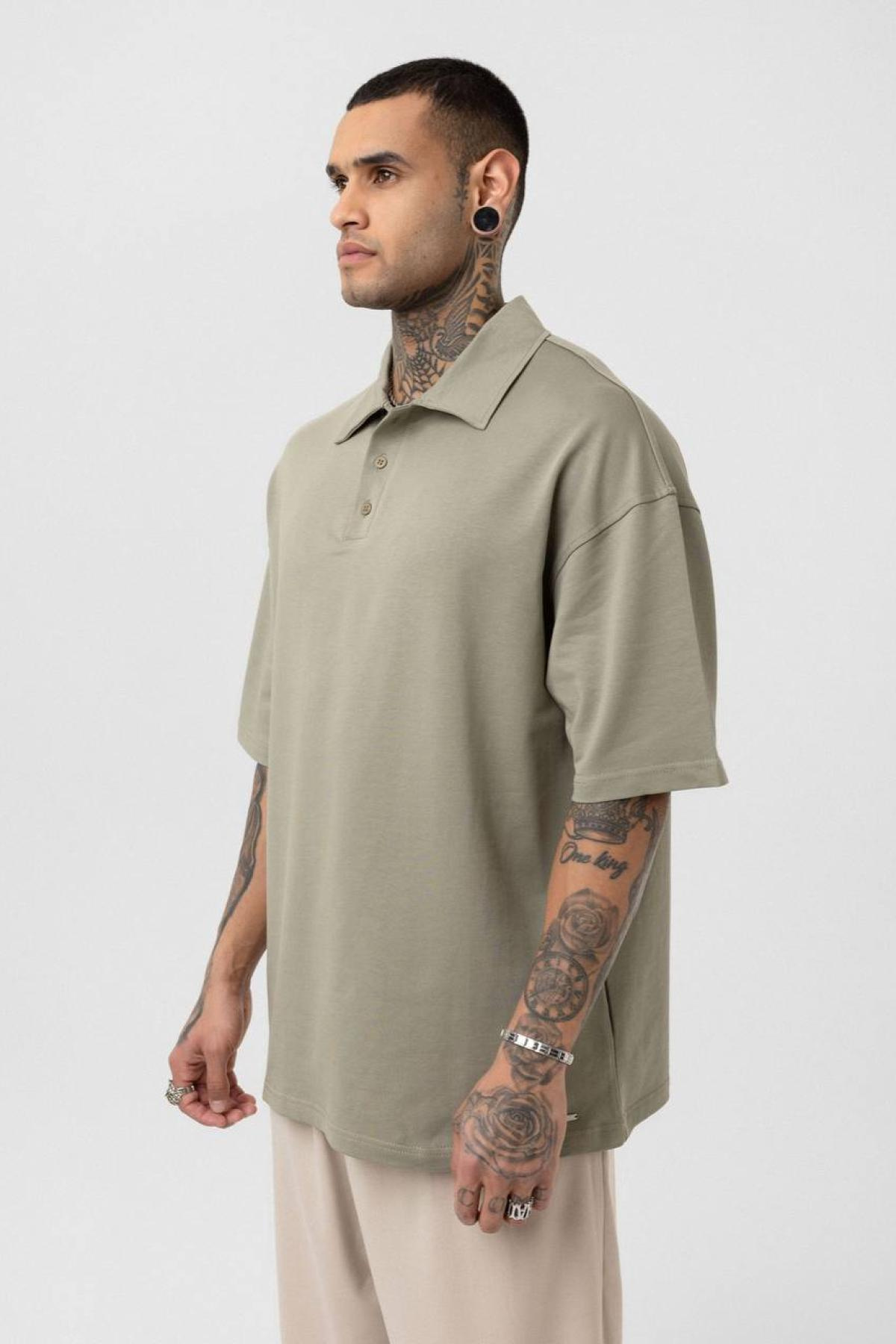 Wholesale Men Matte Mint Oversize T-shirt 722685