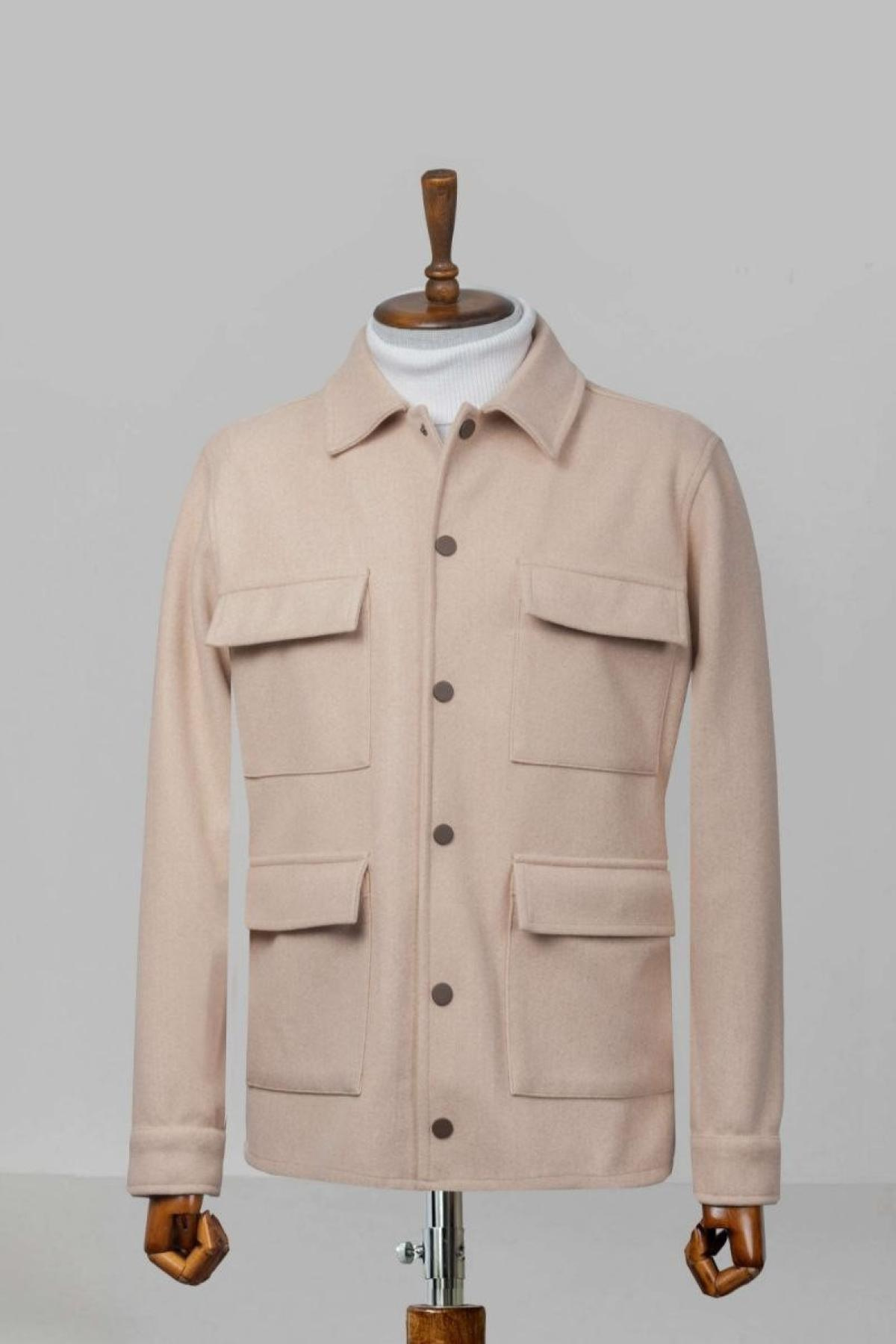 Wholesale Men Mink Four Pocket Coat 738185