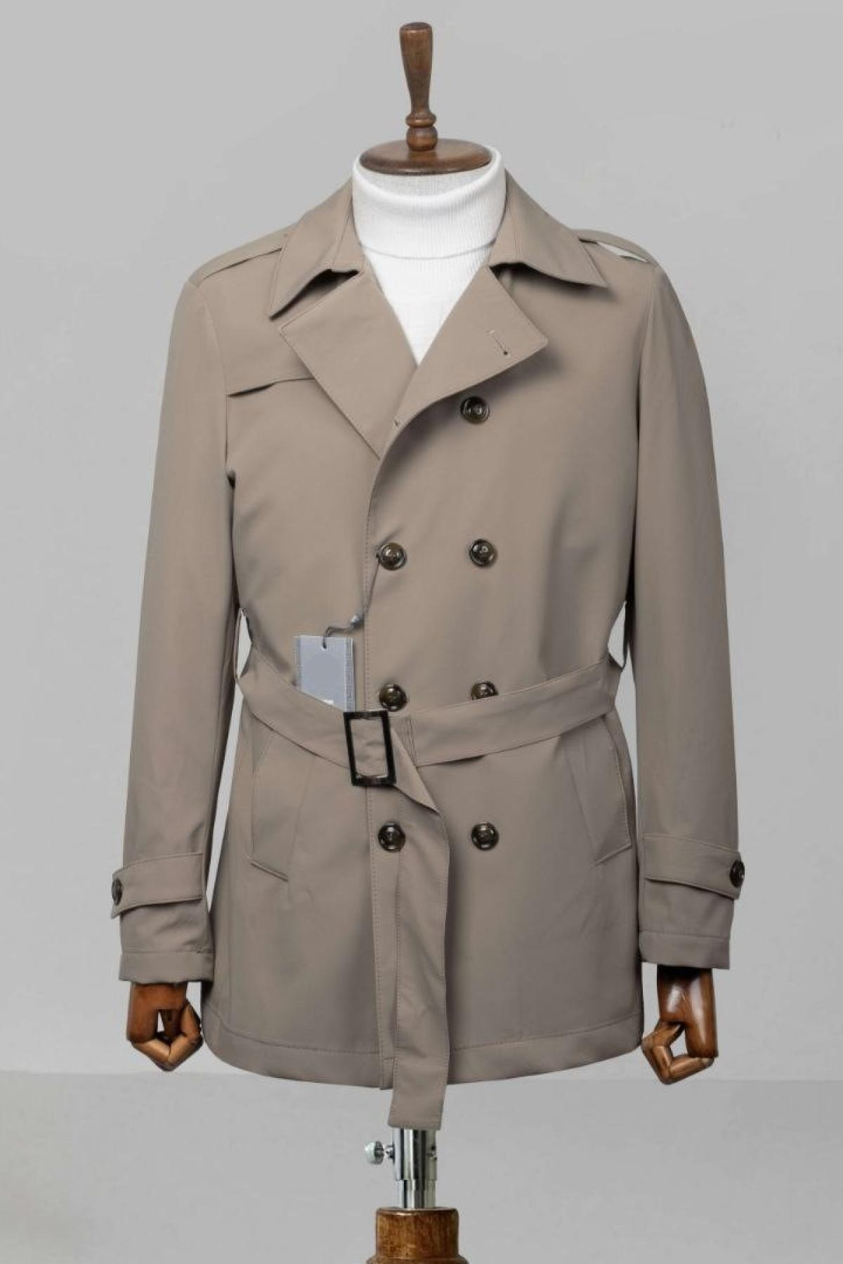 Wholesale Men Mink Trench Coat 738164