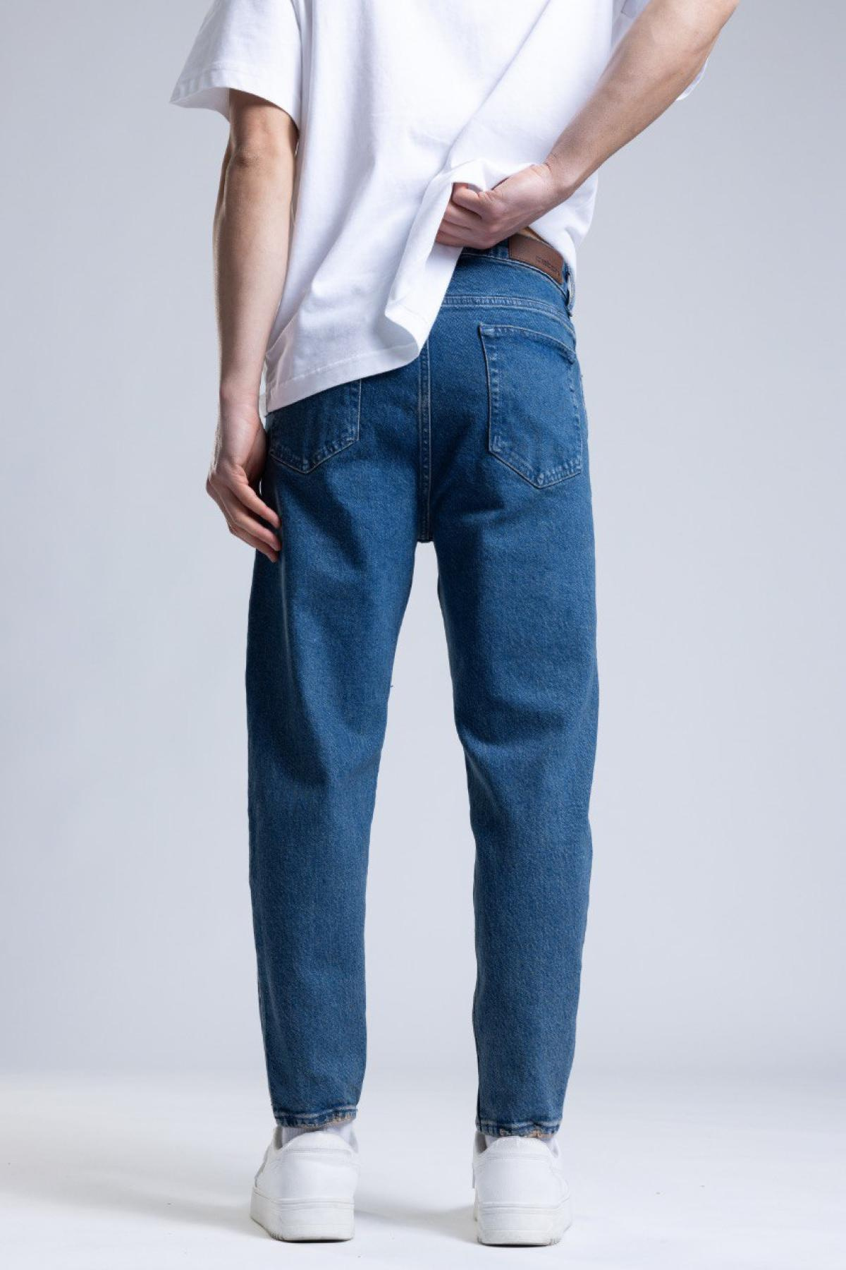 Wholesale Men Navy Boyfriend Jeans 736563