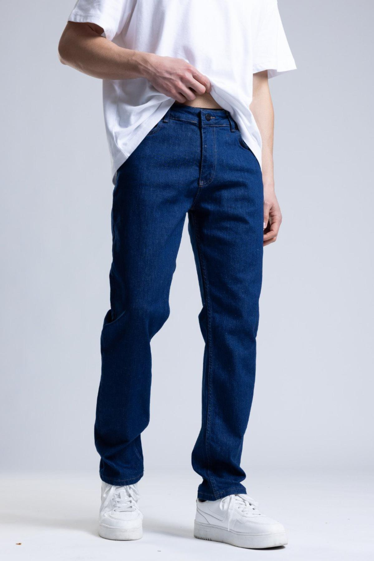 Wholesale Men Navy Mom Jeans 736555