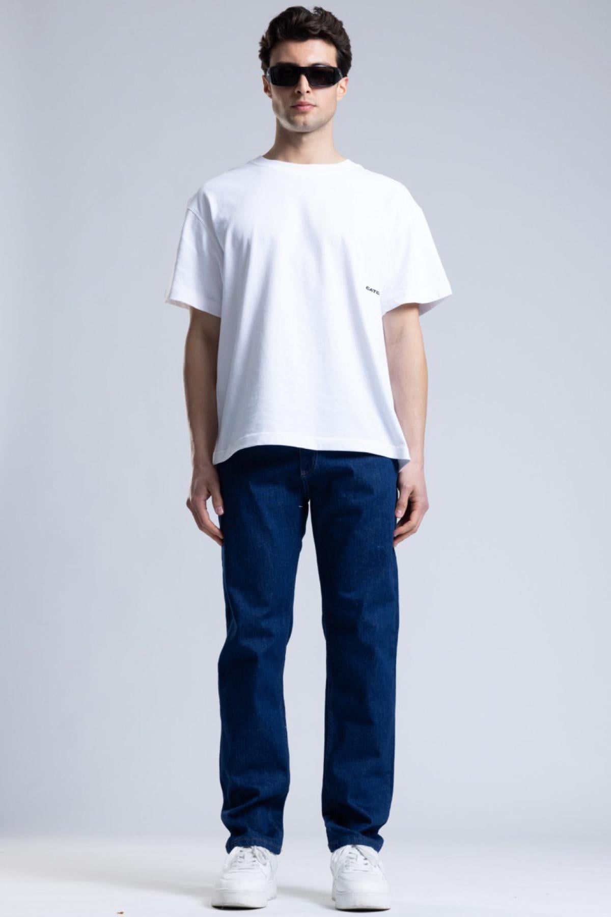 Wholesale Men Navy Mom Jeans 736555