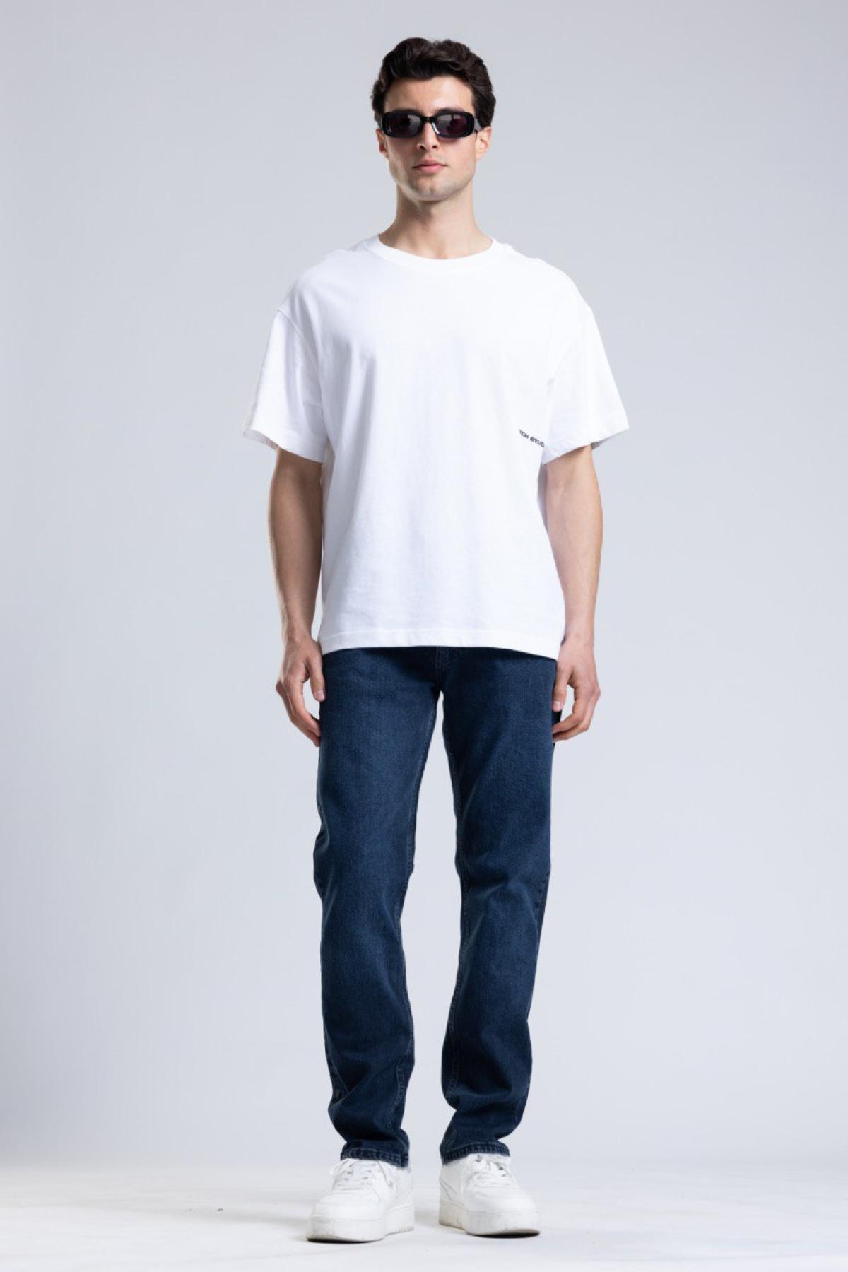 Wholesale Men Navy Regular Jeans 736549