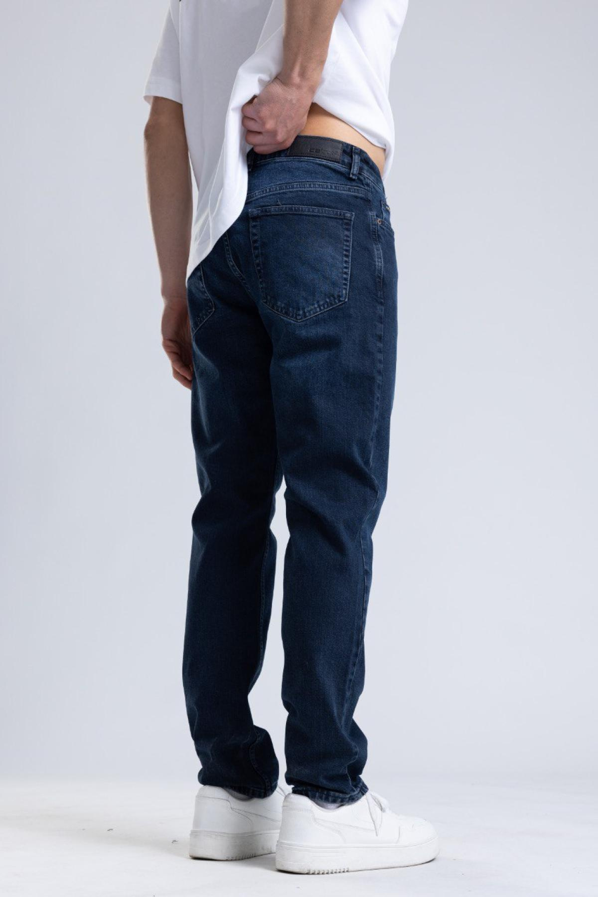 Wholesale Men Navy Regular Jeans 736549