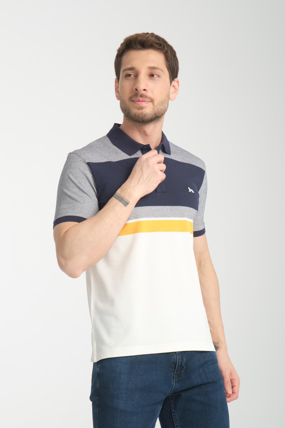 Wholesale Men Navy T-shirt 736103