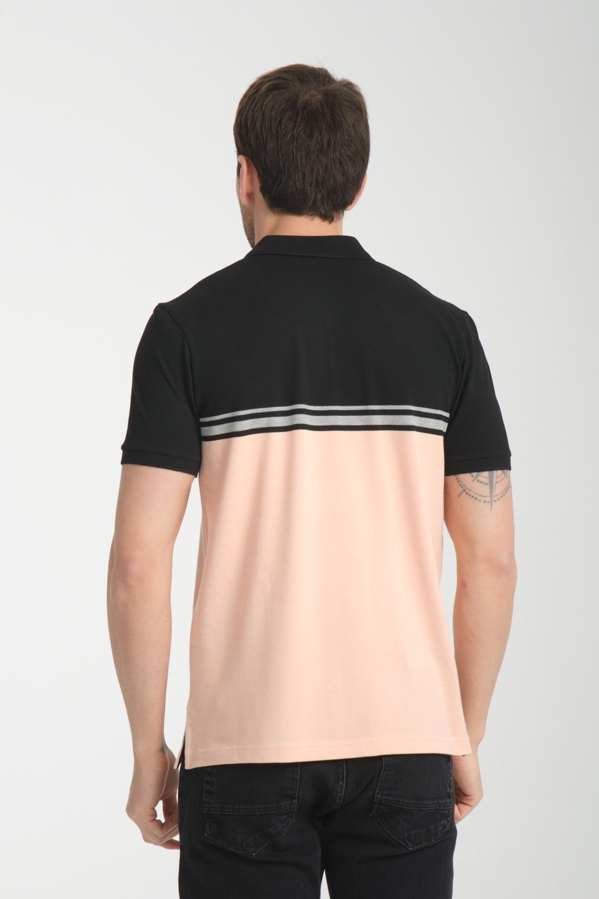 Wholesale Men Peach T-shirt 736147