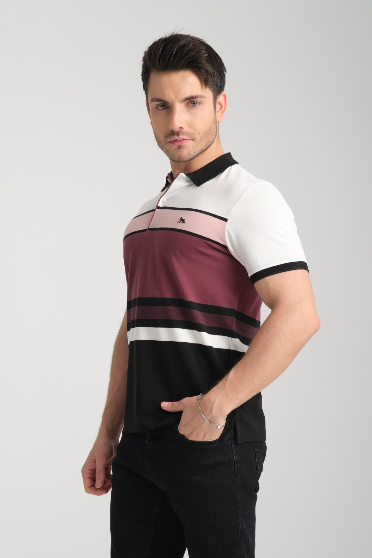 Wholesale Men Plum  T-shirt 732327