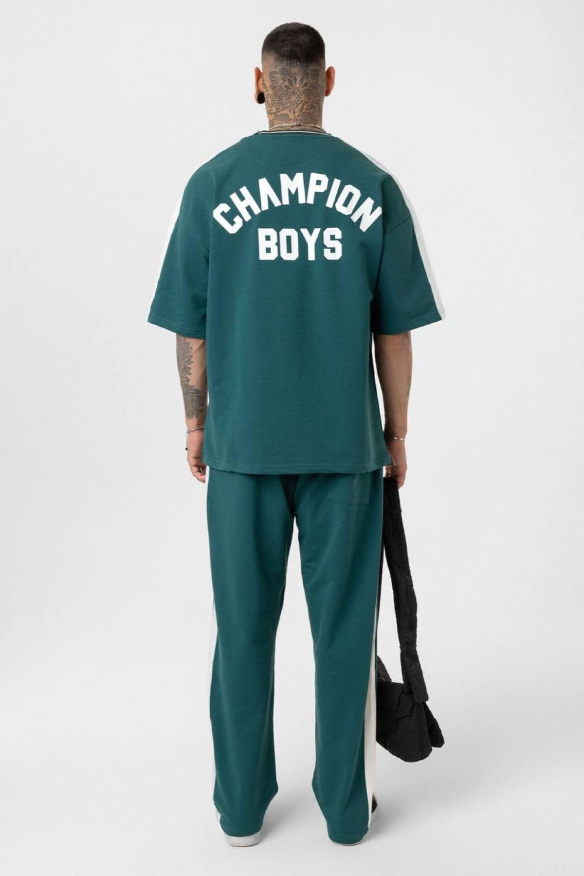 Wholesale Men Sea Green Tracksuit 722706