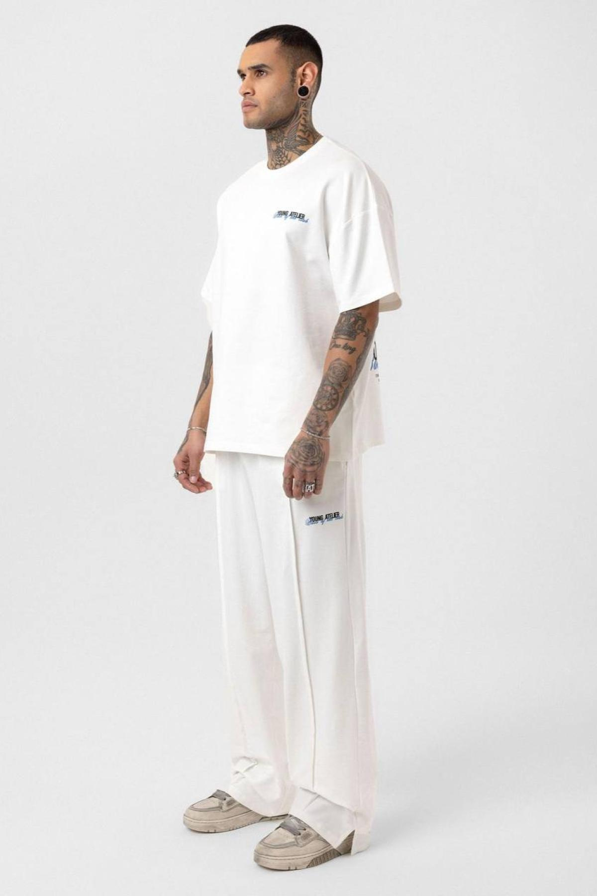 Wholesale Men White Tracksuit 722695