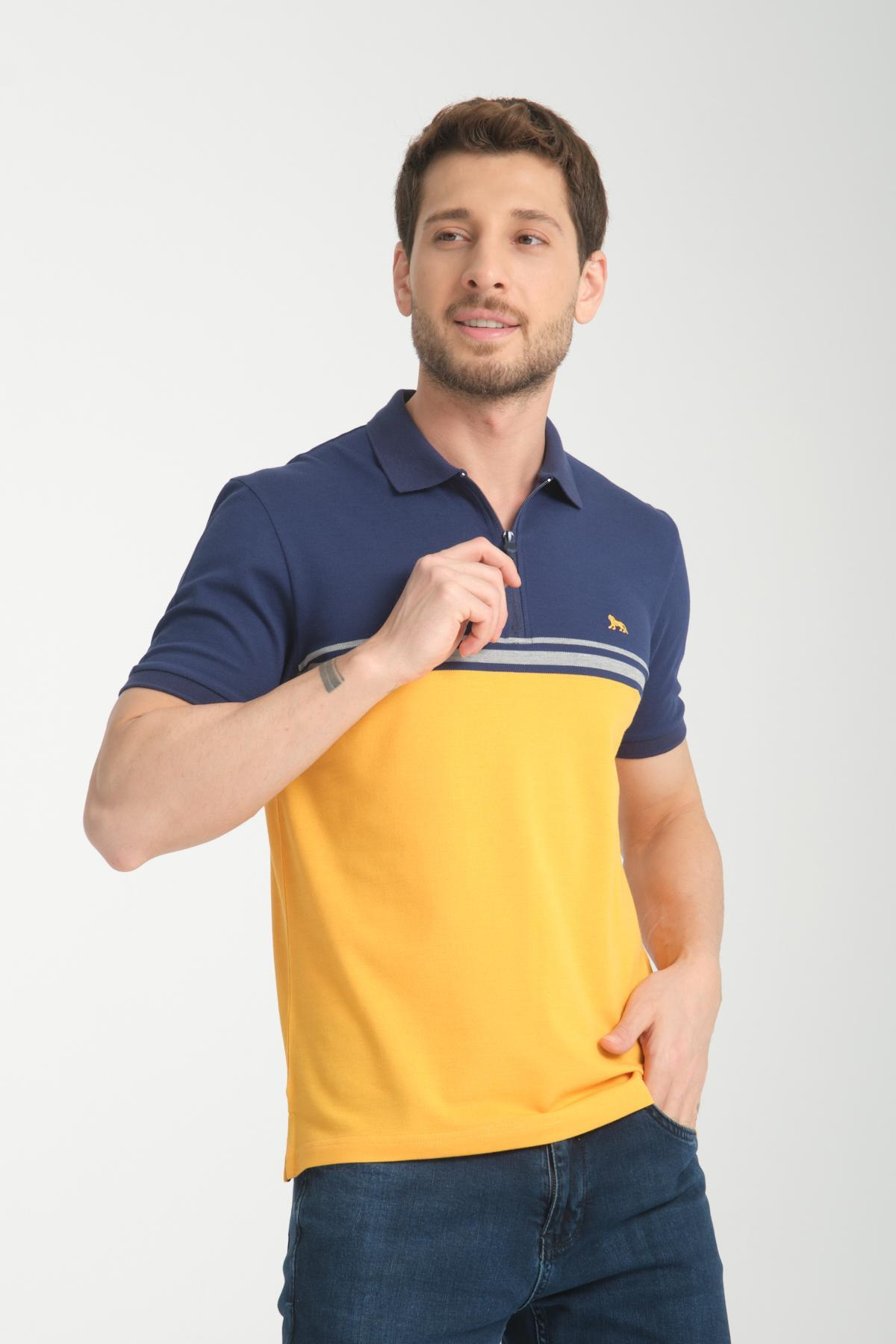 Wholesale Men Yellow T-shirt 736119