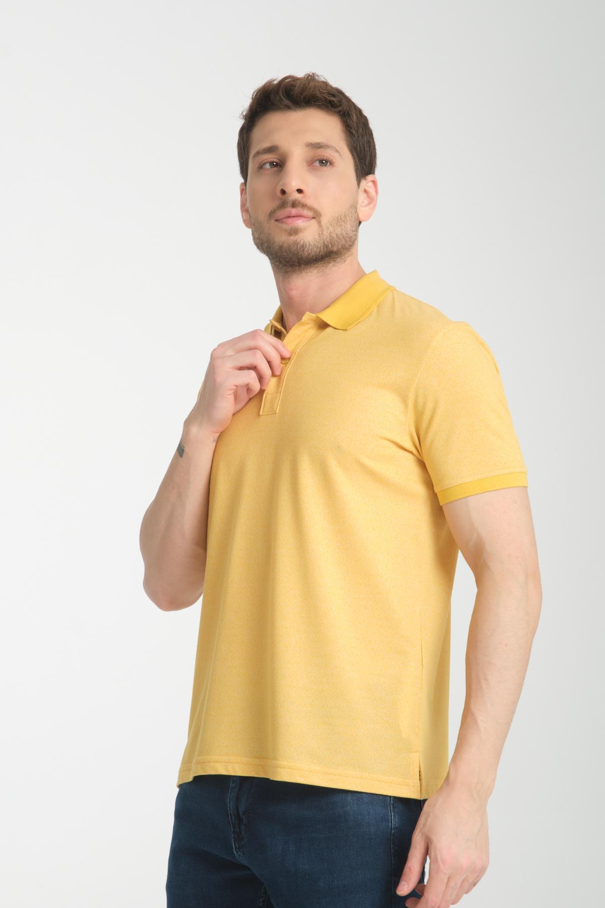 Wholesale Men Yellow T-shirt 736081