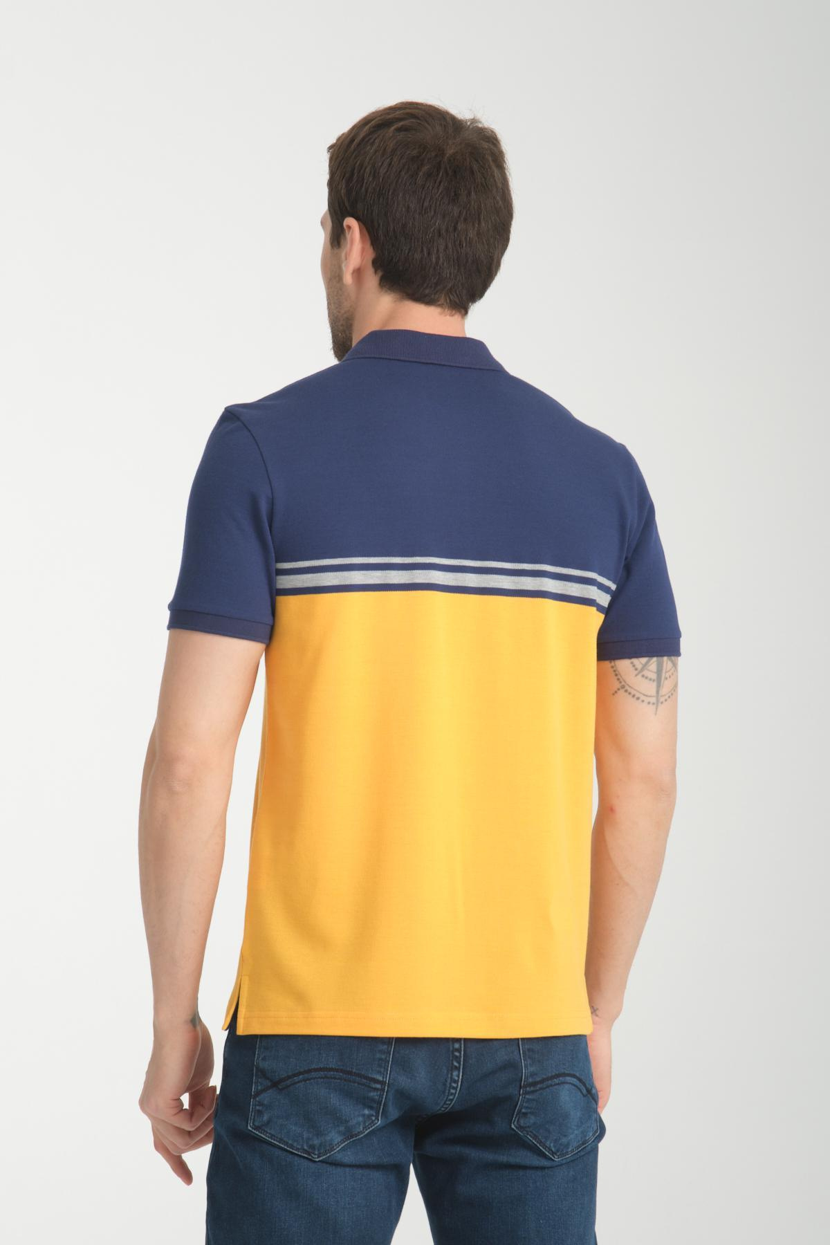 Wholesale Men Yellow T-shirt 736119
