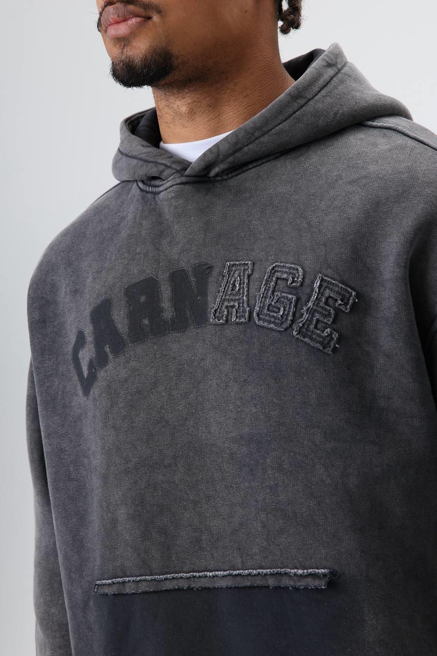 Wholesale Men's Anthracite Hoodie 1605W26-E71-101