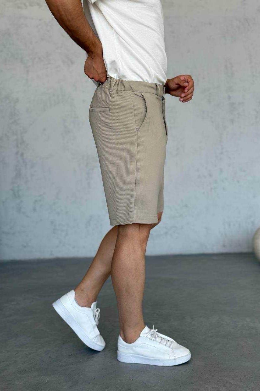 Wholesale Men's Beige Shorts 1504W26-PNT5080