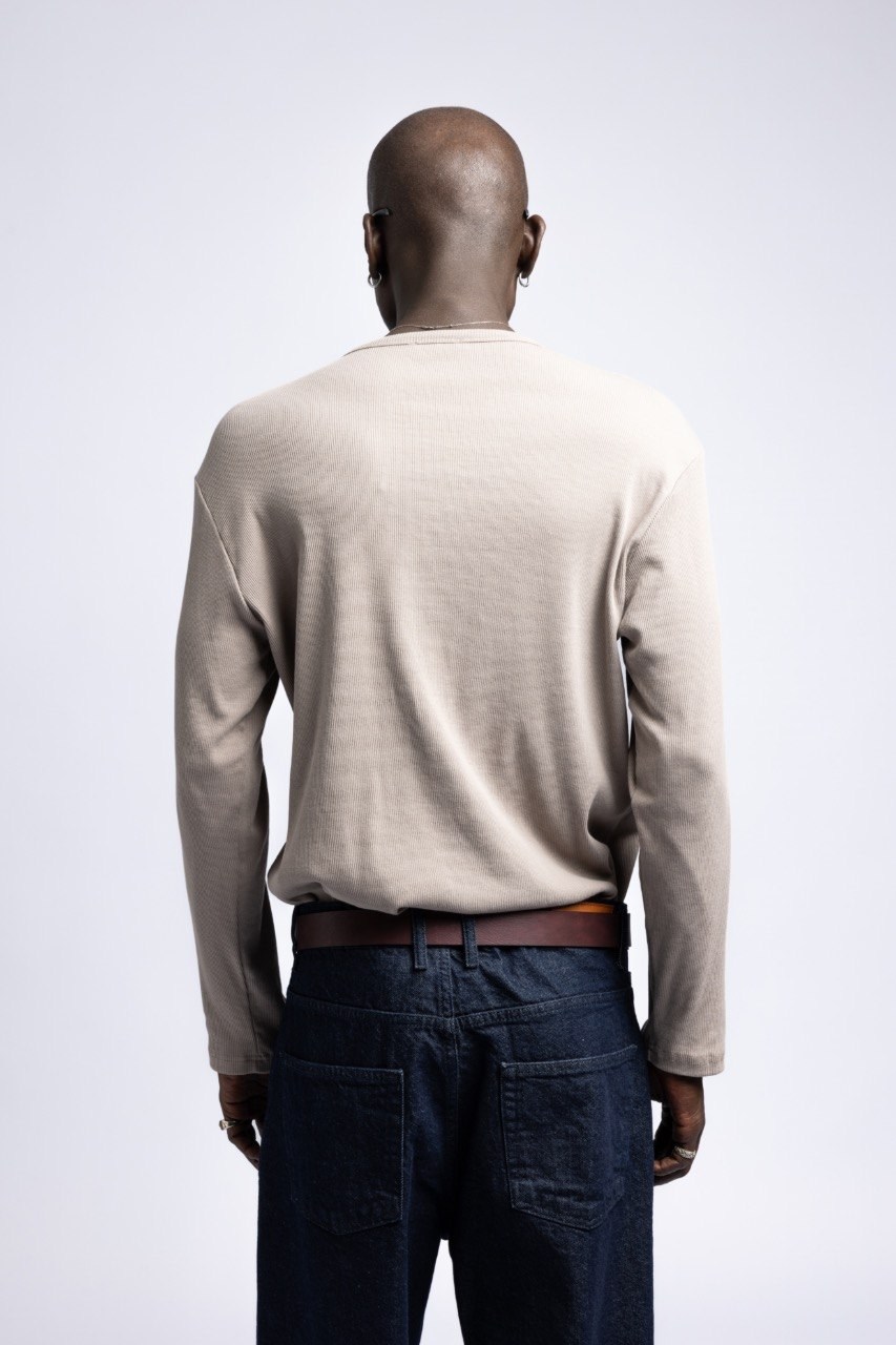 Wholesale Men's Beige Sweatshirt  1503FW27-MRT-27103