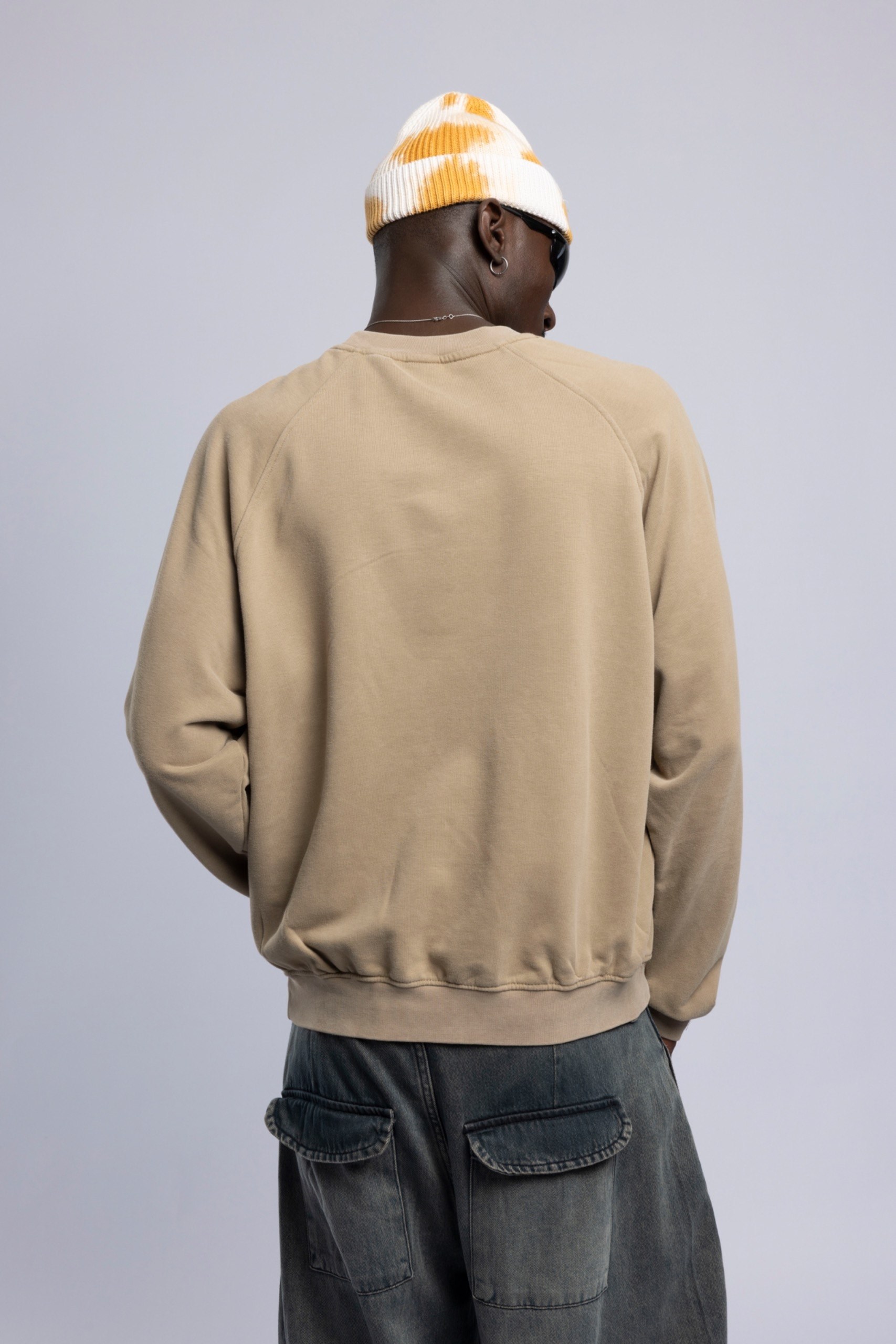 Wholesale Men's Beige Sweatshirt  1503FW27-MRT-4638