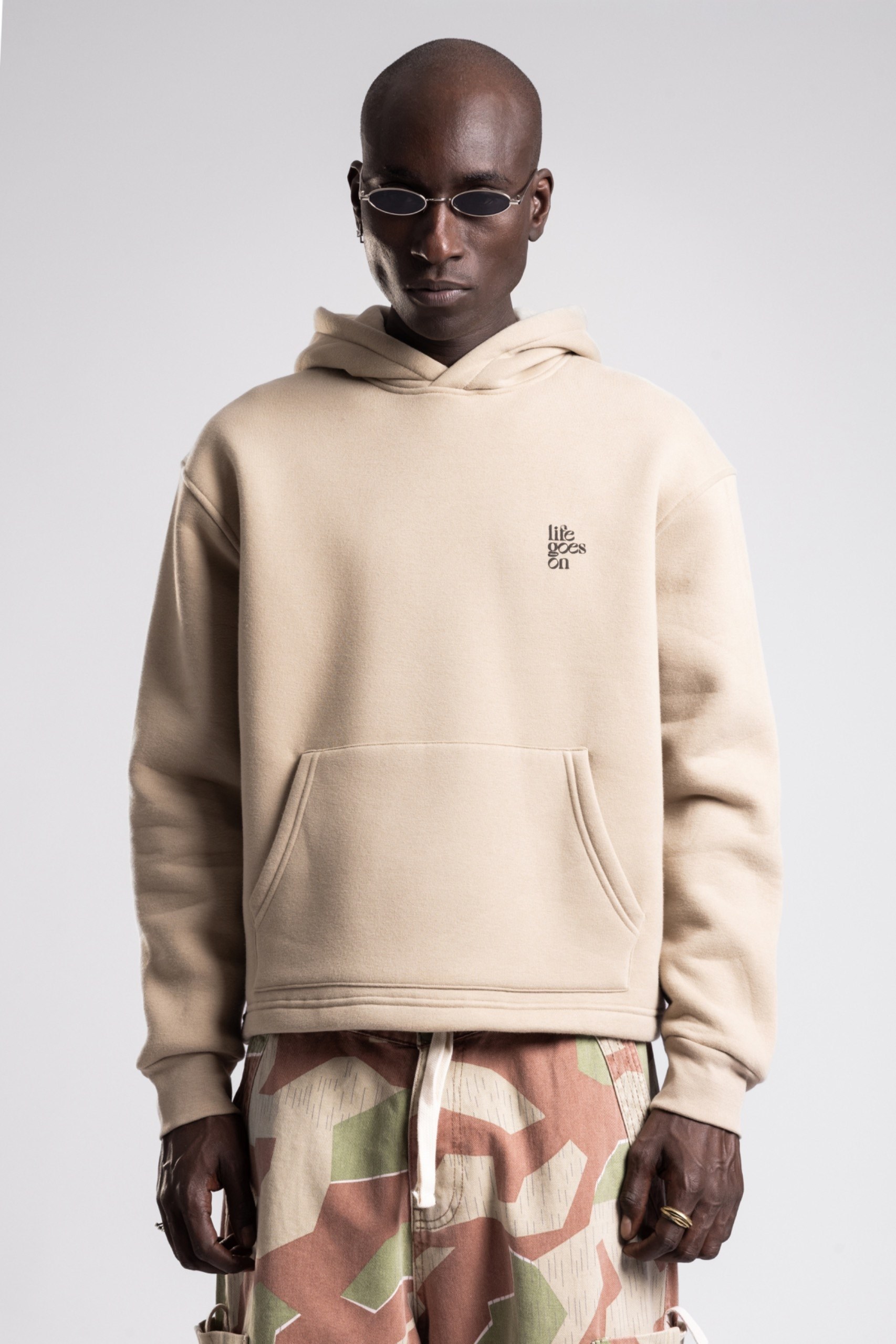 Wholesale Men's Beige Sweatshirt  1503FW27-26CK-034