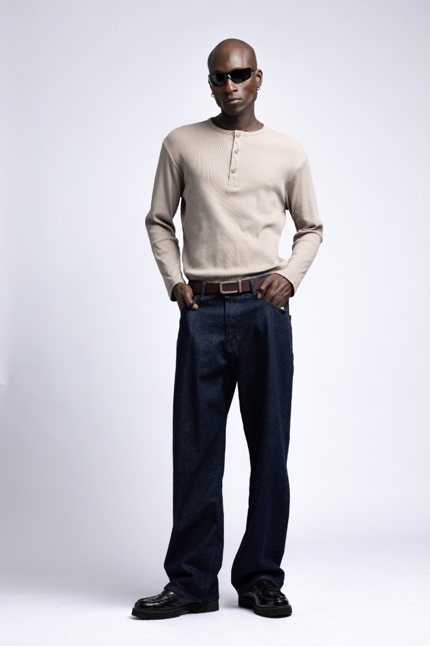 Wholesale Men's Beige Sweatshirt  1503FW27-MRT-27103