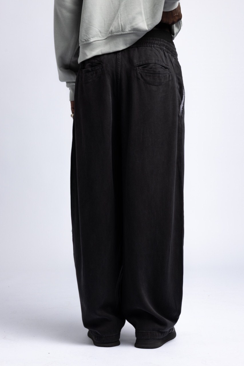 Wholesale Men's Black Baggy Pants 1503FW27-6390-11