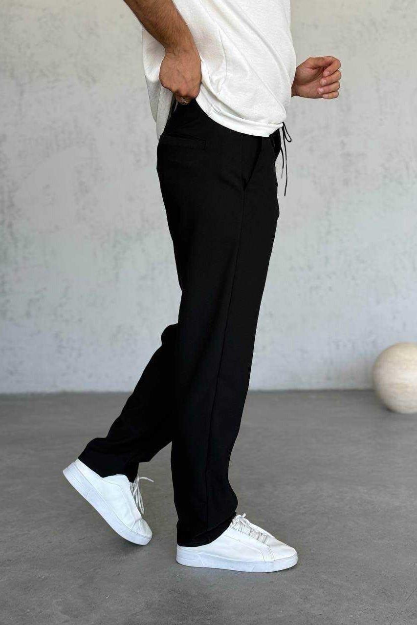 Wholesale Men's Black Baggy Pants 1504W26-PNT5037