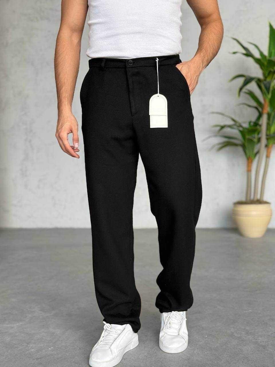 Wholesale Men's Black Baggy Pants 1504W26-PNT5097