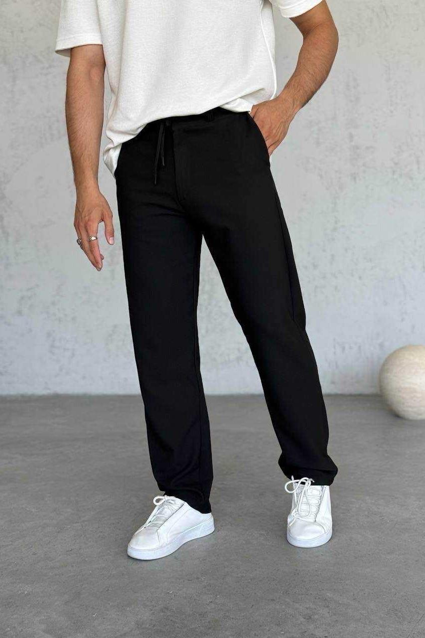 Wholesale Men's Black Baggy Pants 1504W26-PNT5037
