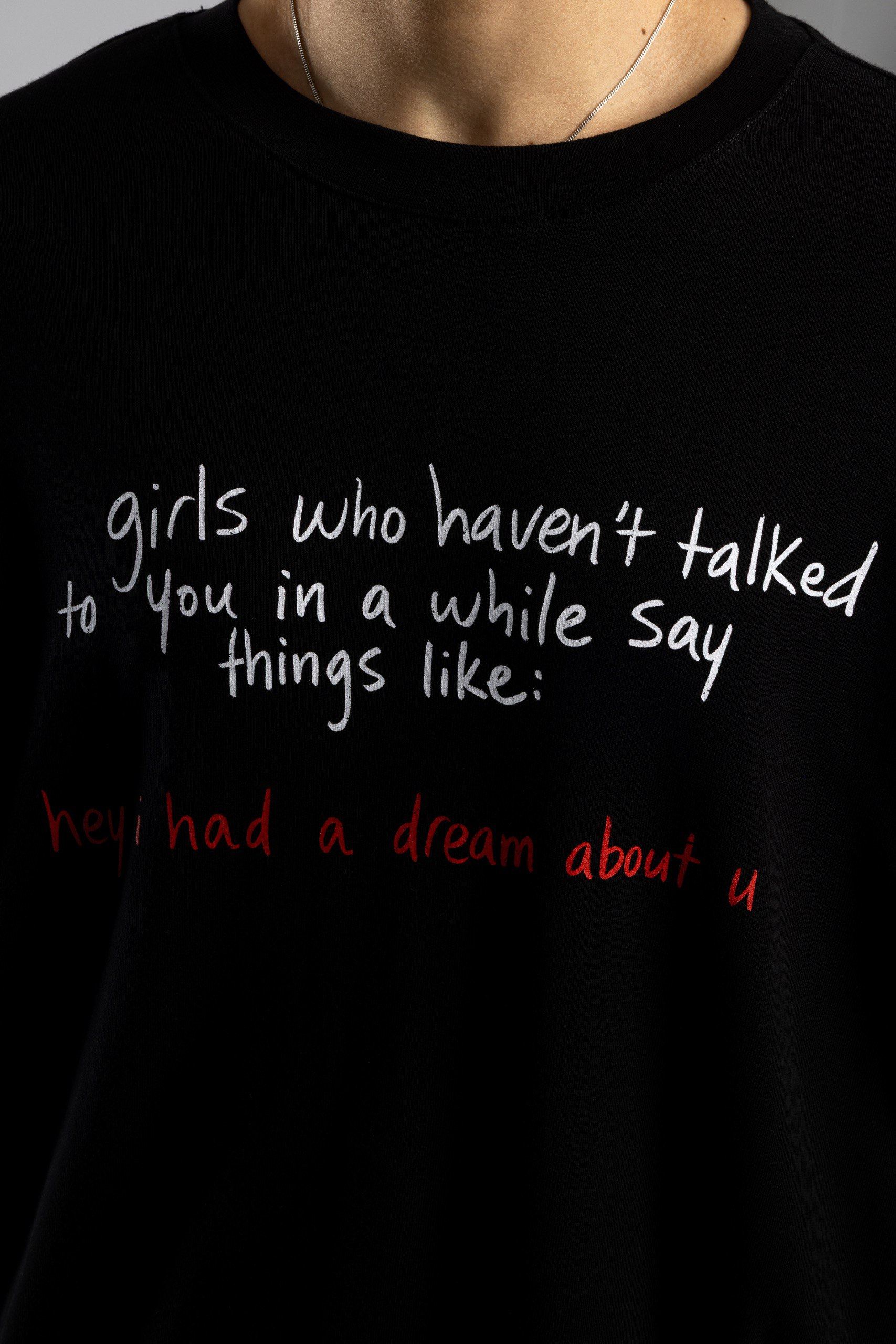 Wholesale Men's Black Basic T-shirt 1503W26-26CY-011