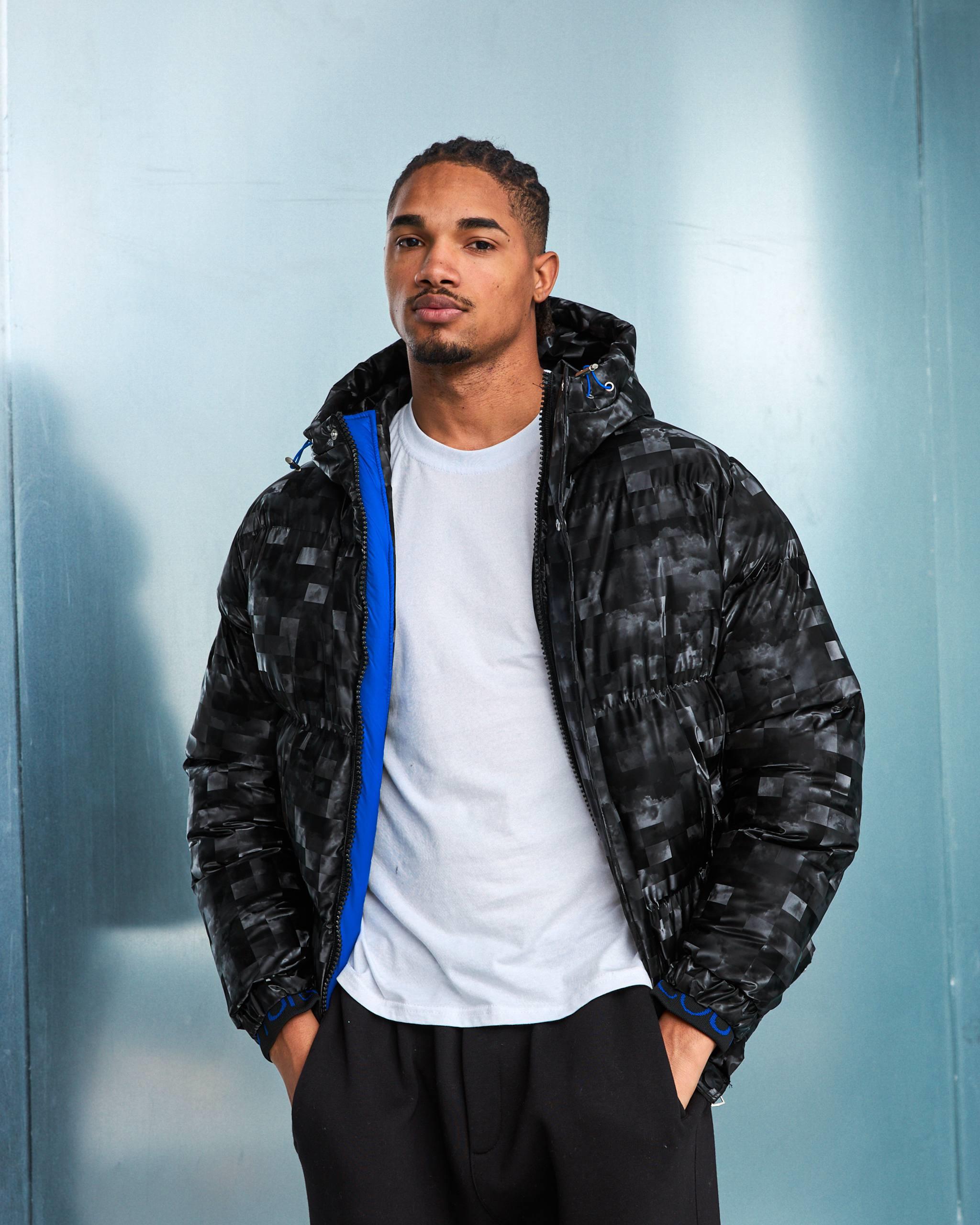 Wholesale Men's Black Coat  1603W26-M1077