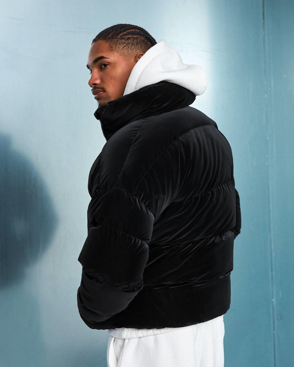 Wholesale Men's Black Coat  1603W26-M1034 