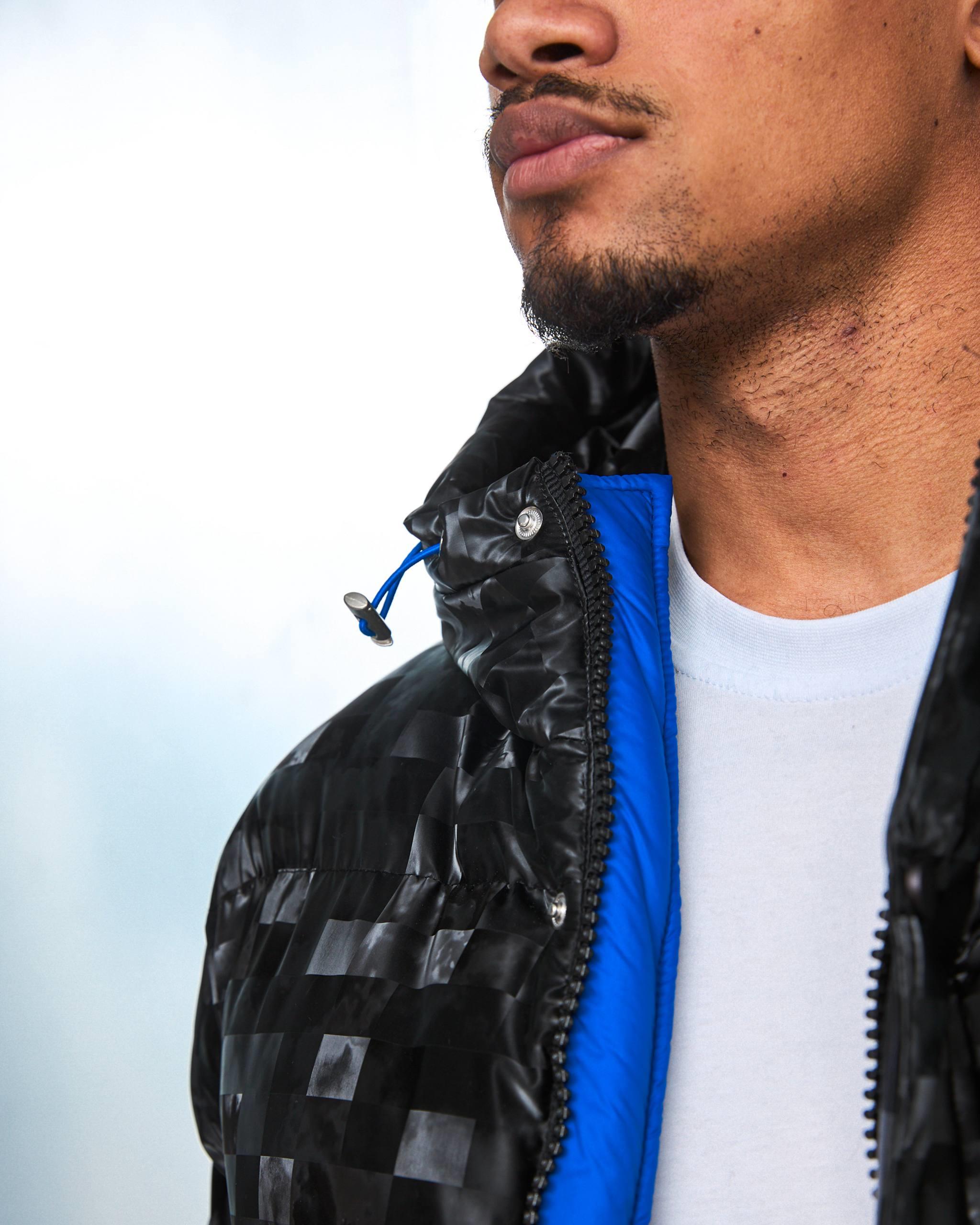 Wholesale Men's Black Coat  1603W26-M1077