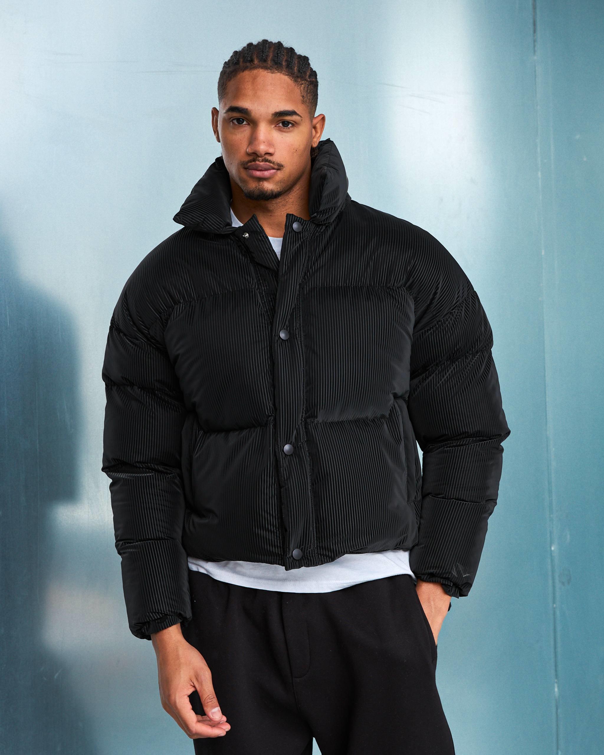 Wholesale Men's Black Coat 1603W26-M1078
