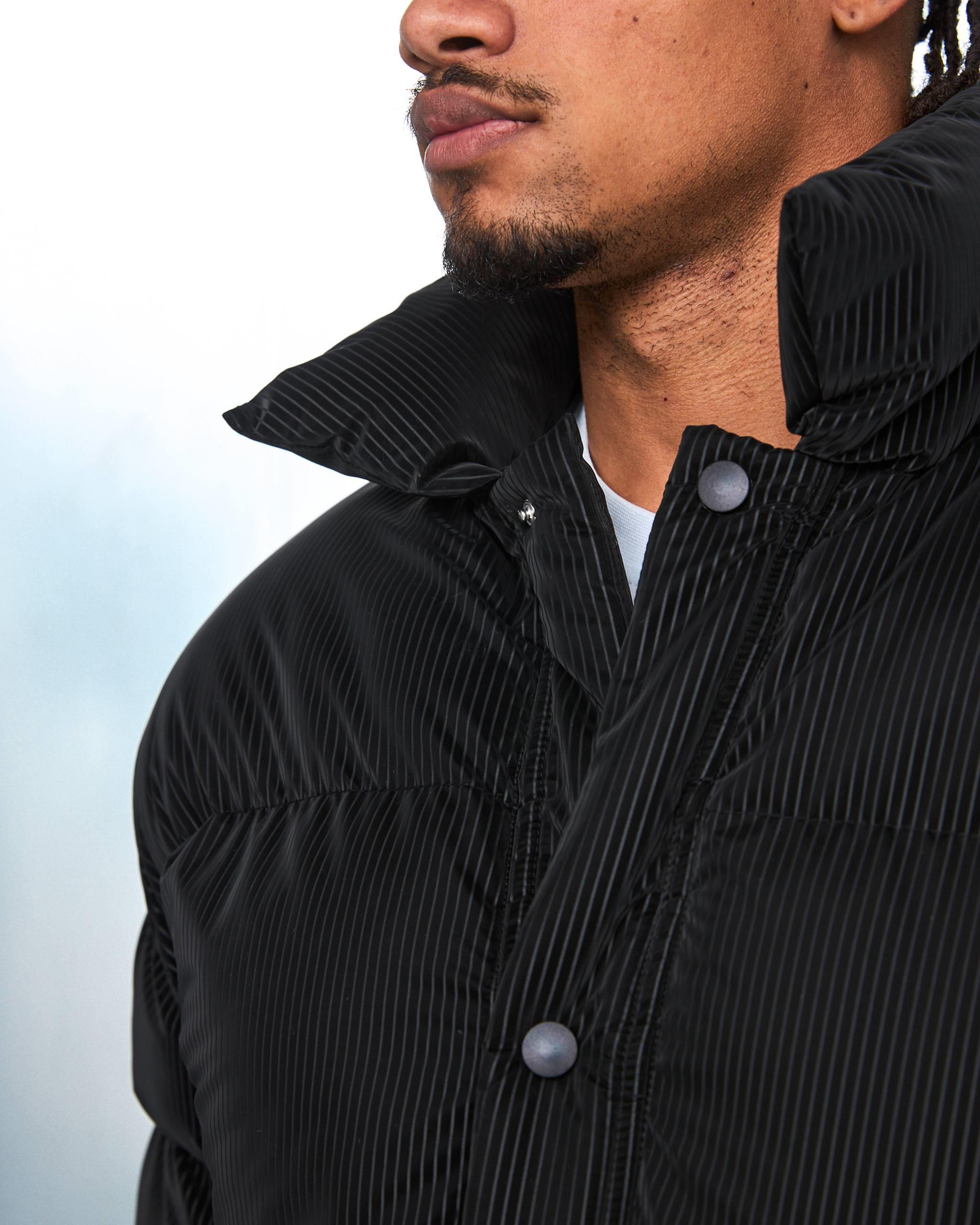 Wholesale Men's Black Coat 1603W26-M1078