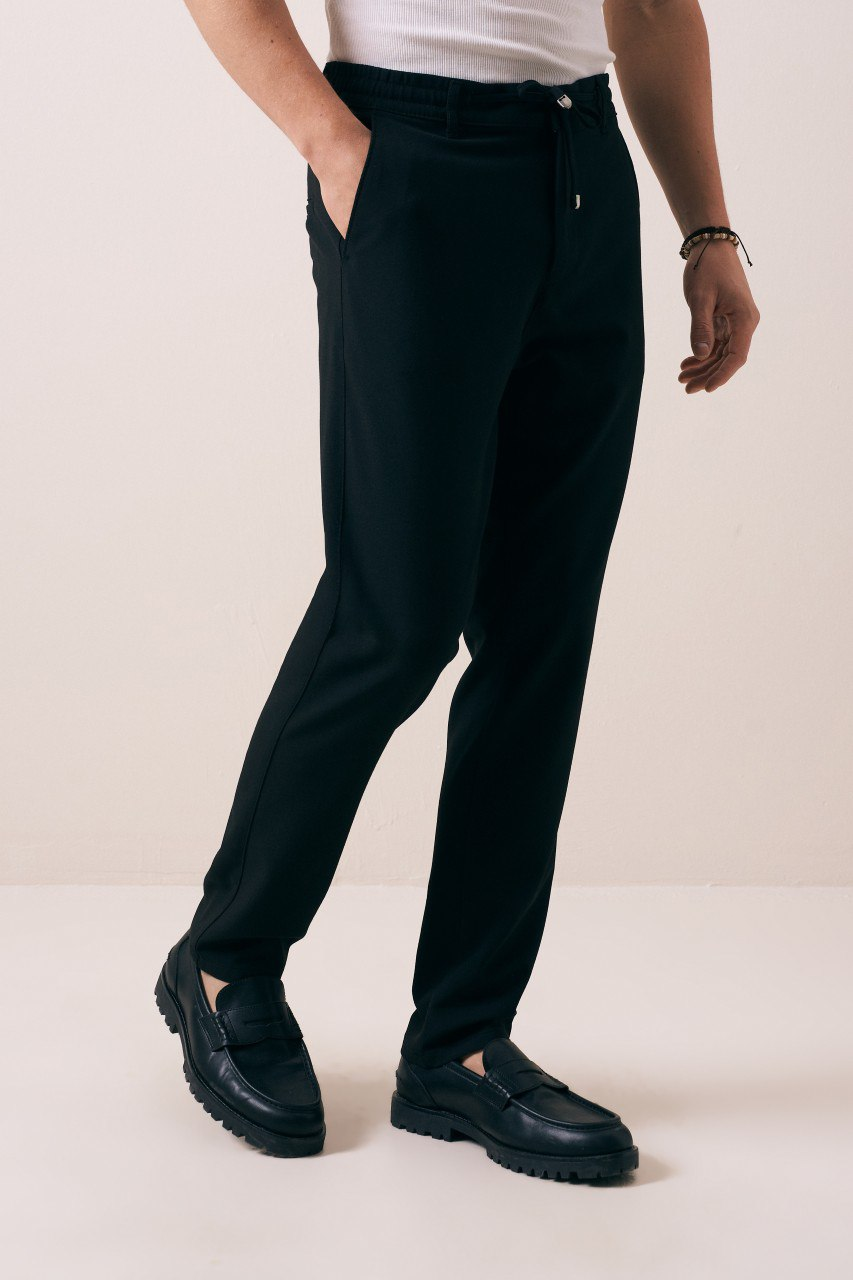 Wholesale Men's Black Pants 1609W26-8521 