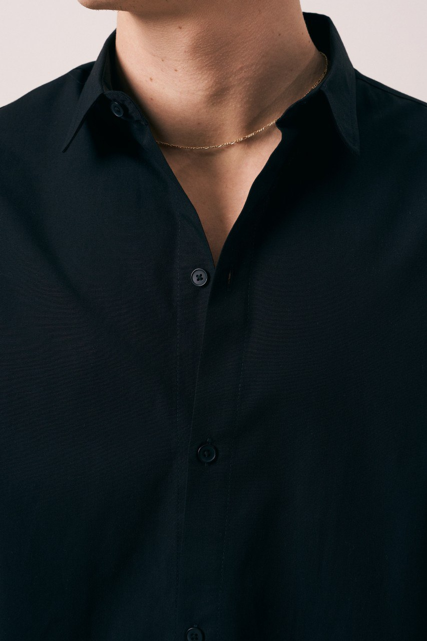 Wholesale Men's Black Shirt 1609W26-6382 