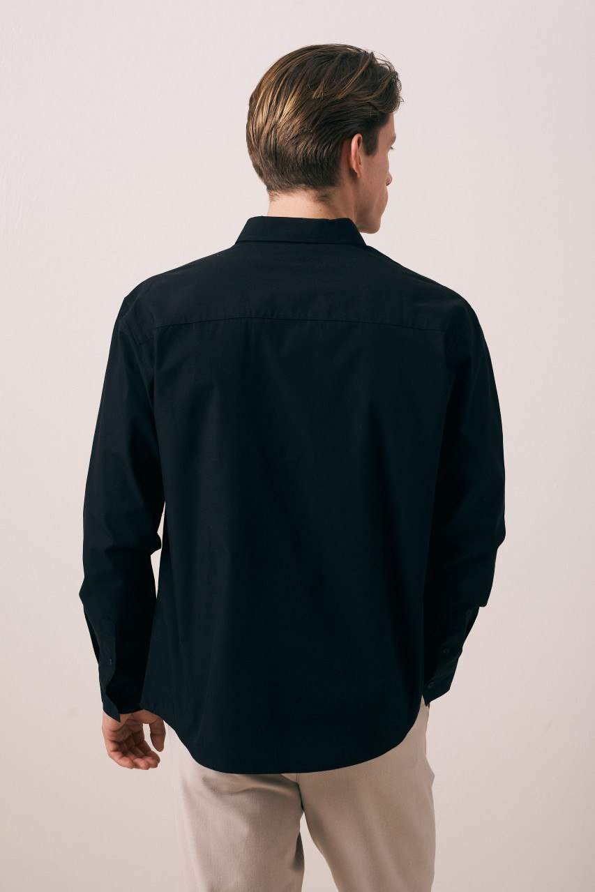 Wholesale Men's Black Shirt 1609W26-6382 